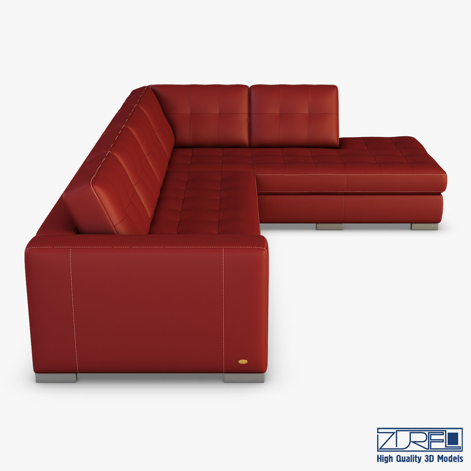 U093 sofa 3D model_2