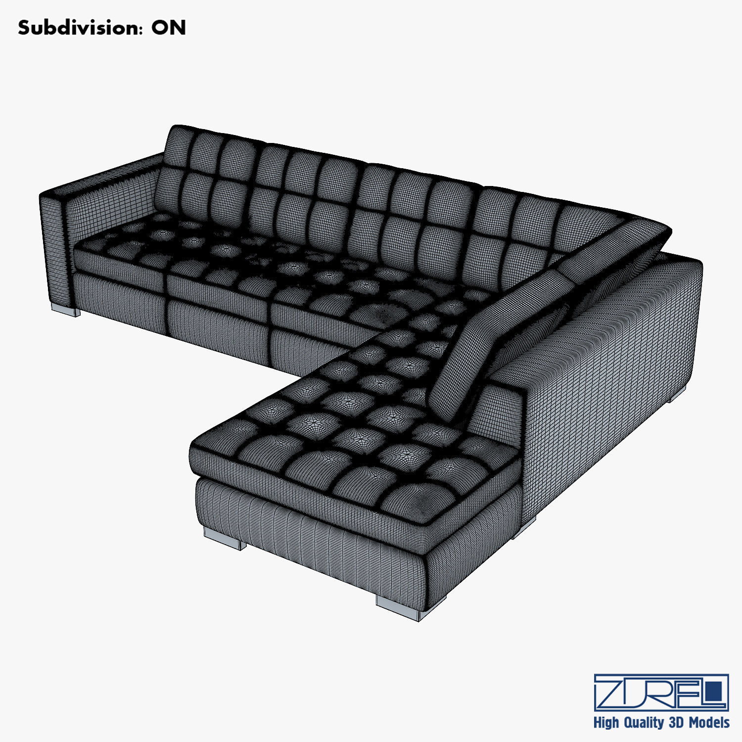U093 sofa 3D model_7