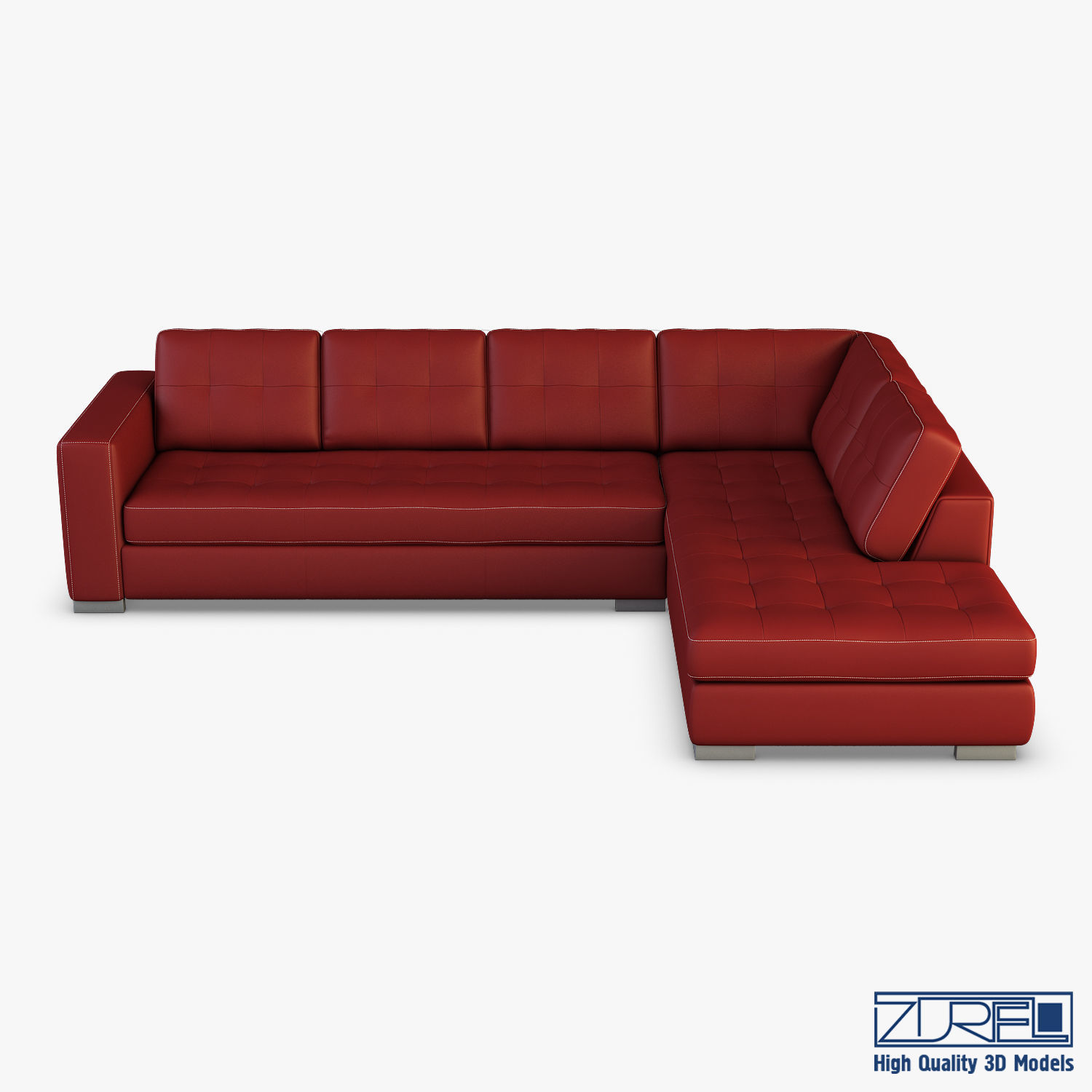 U093 sofa 3D model_4