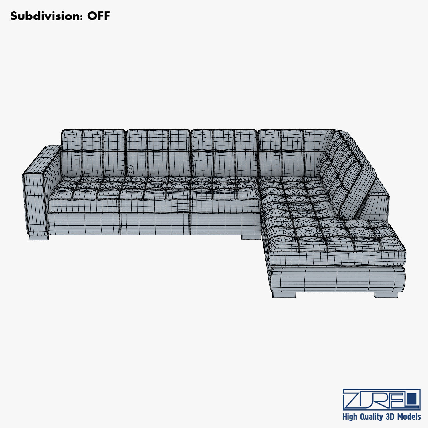 U093 sofa 3D model_16