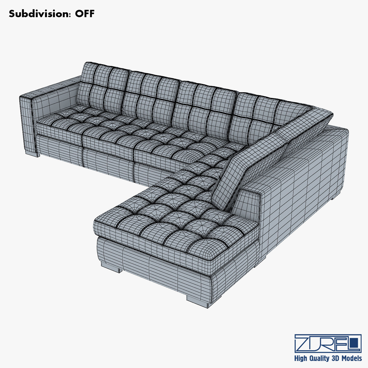 U093 sofa 3D model_8