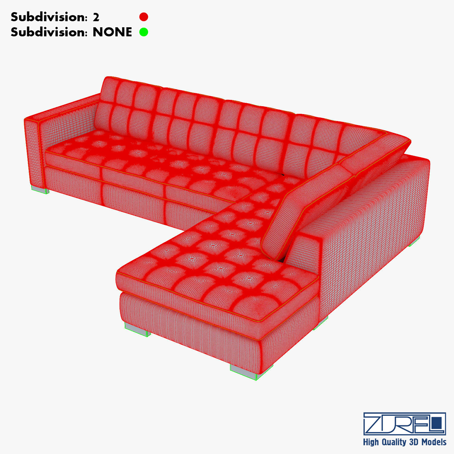 U093 sofa 3D model_21