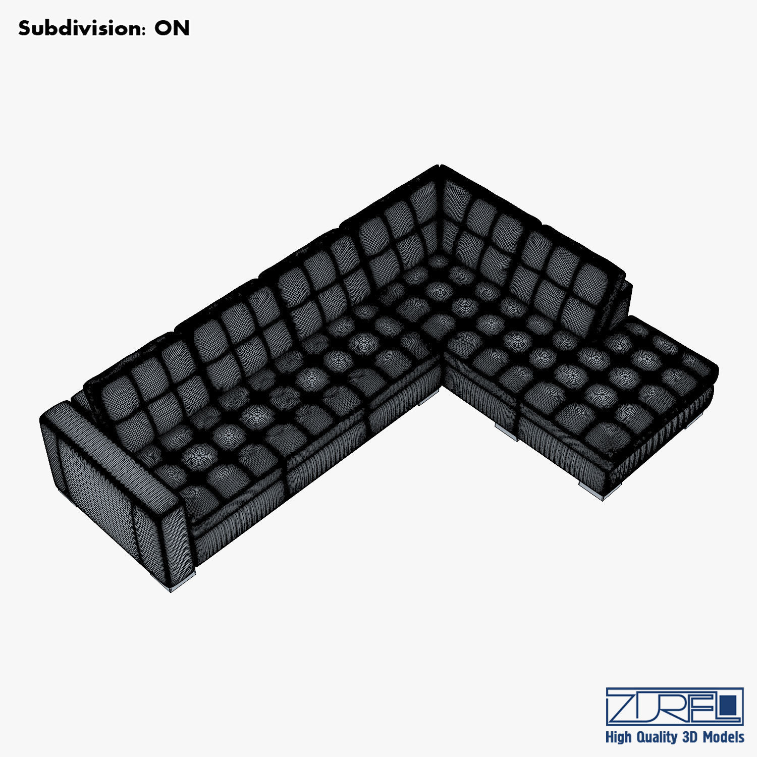 U093 sofa 3D model_19