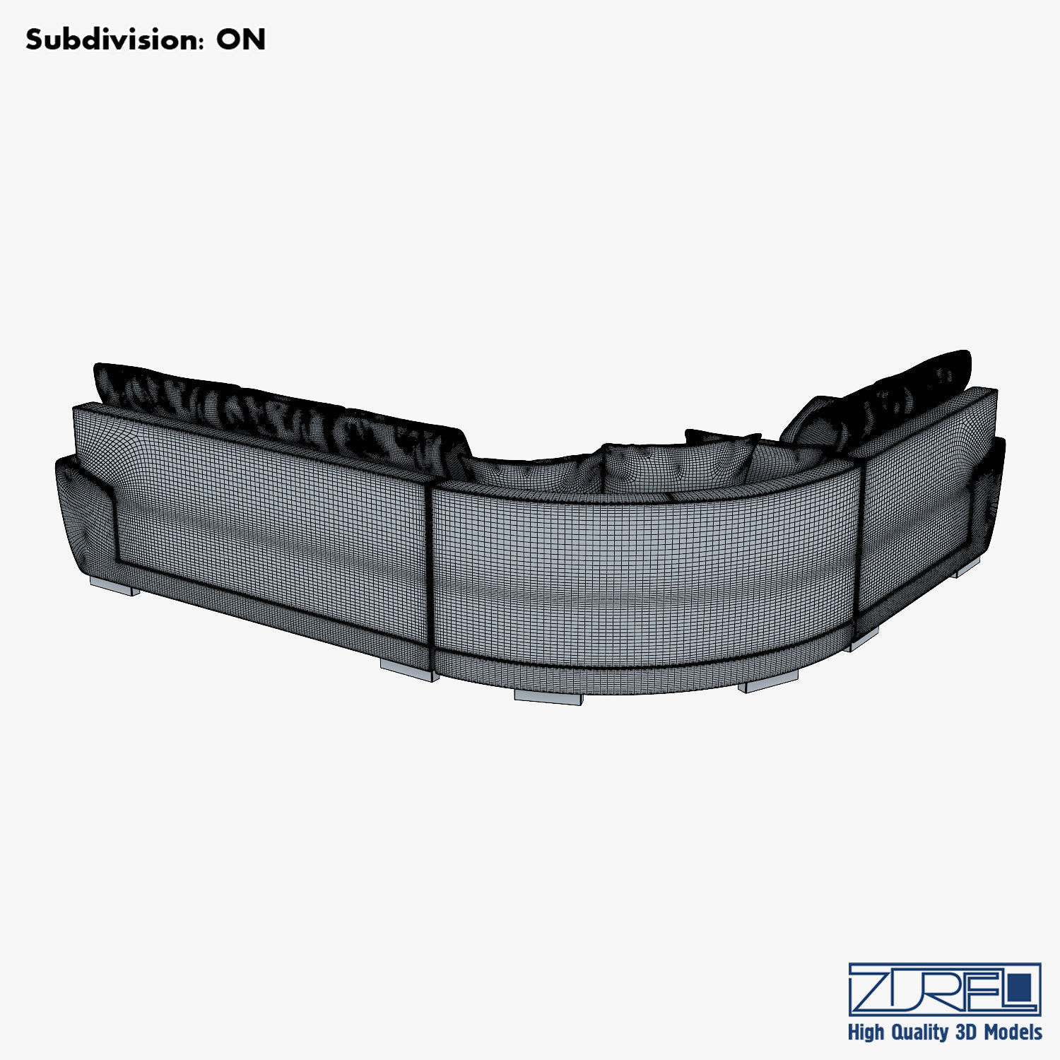 Sofia sofa 3D model_9