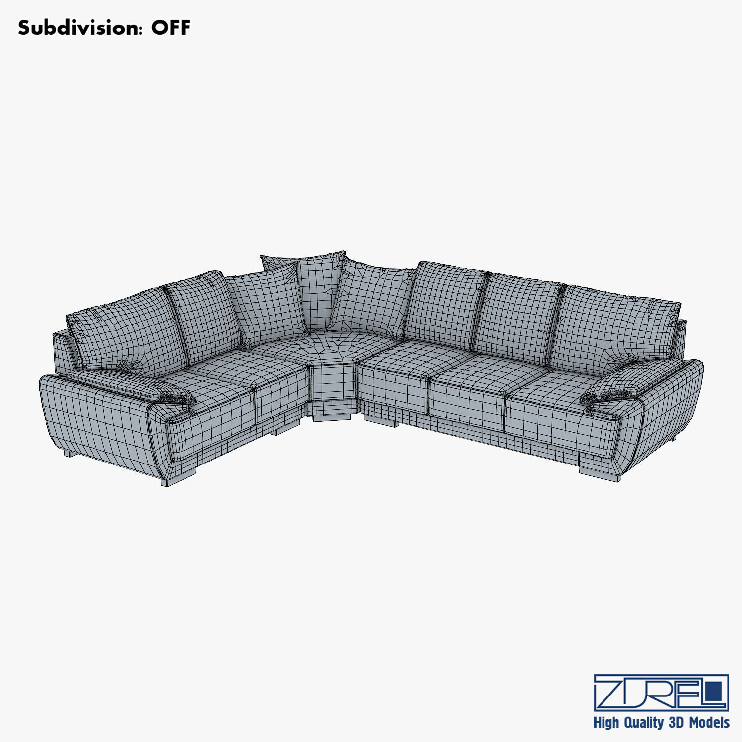Sofia sofa 3D model_8