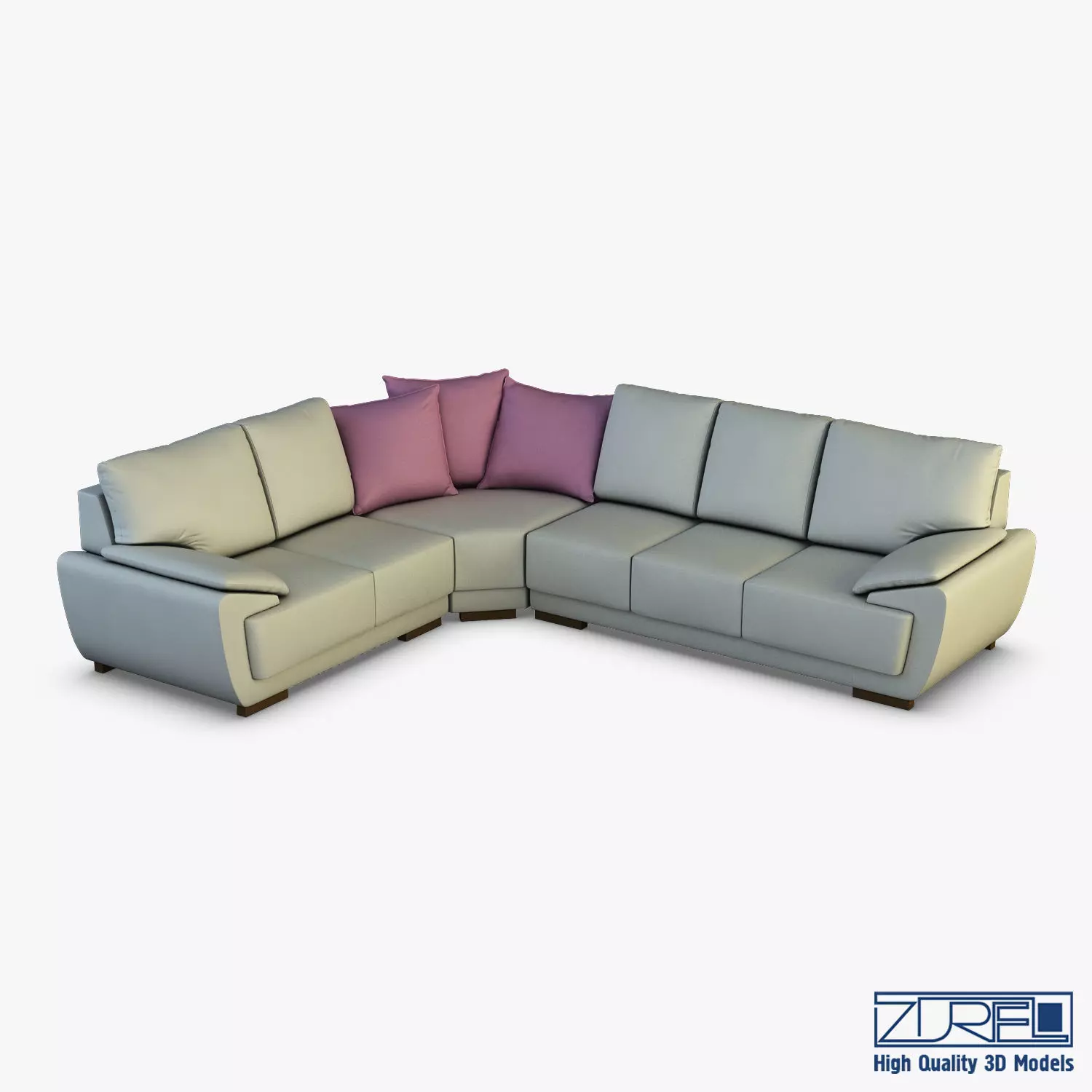 Sofia sofa 3D model_0