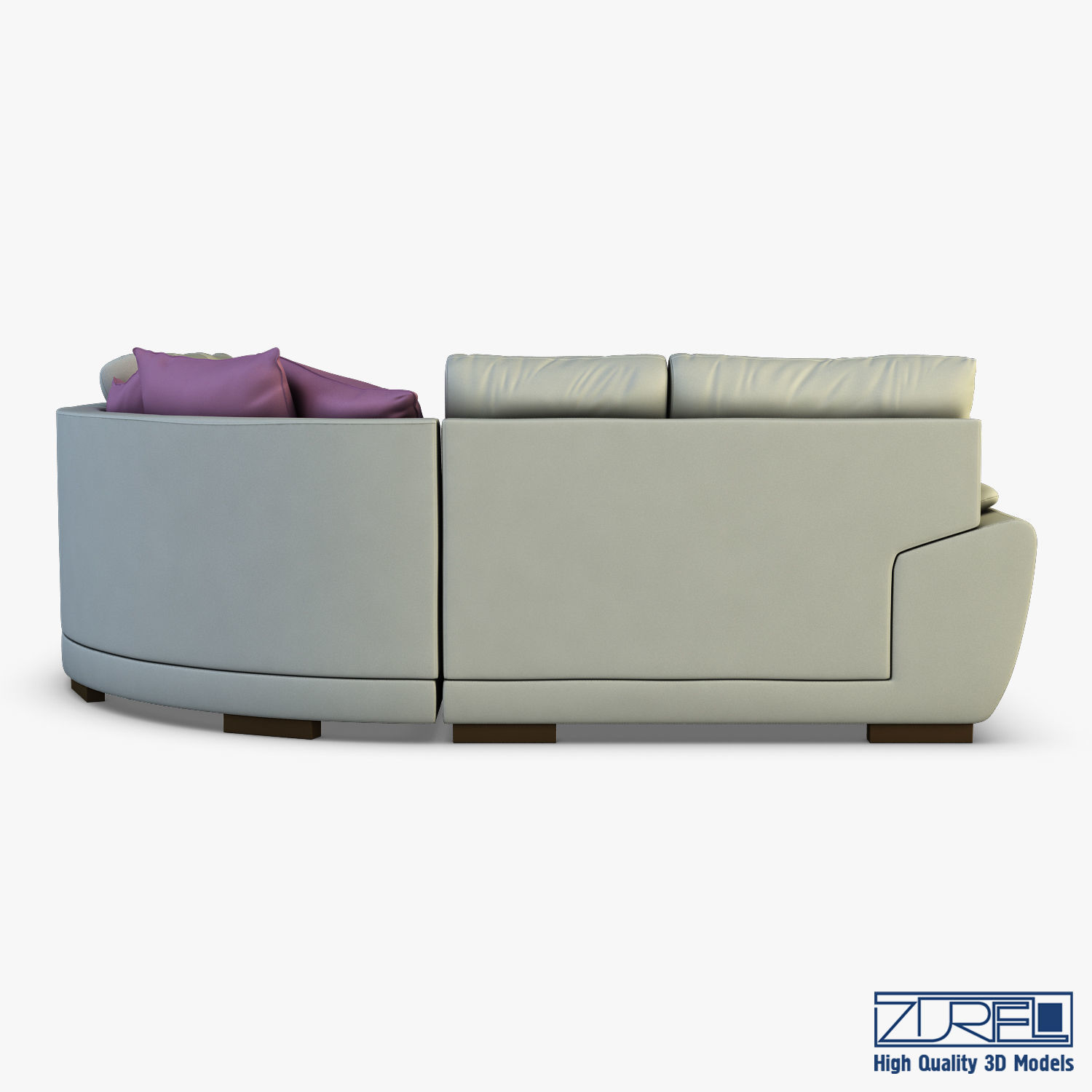 Sofia sofa 3D model_2