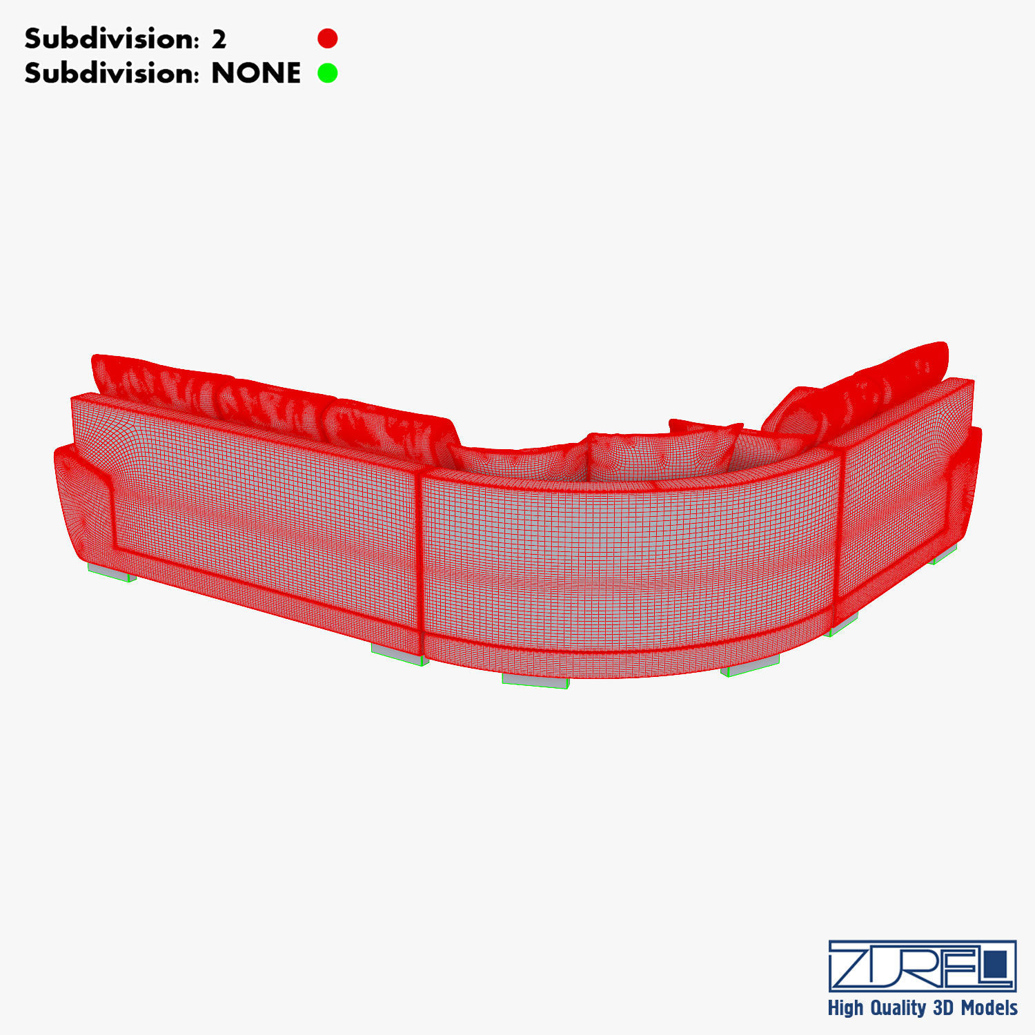 Sofia sofa 3D model_22