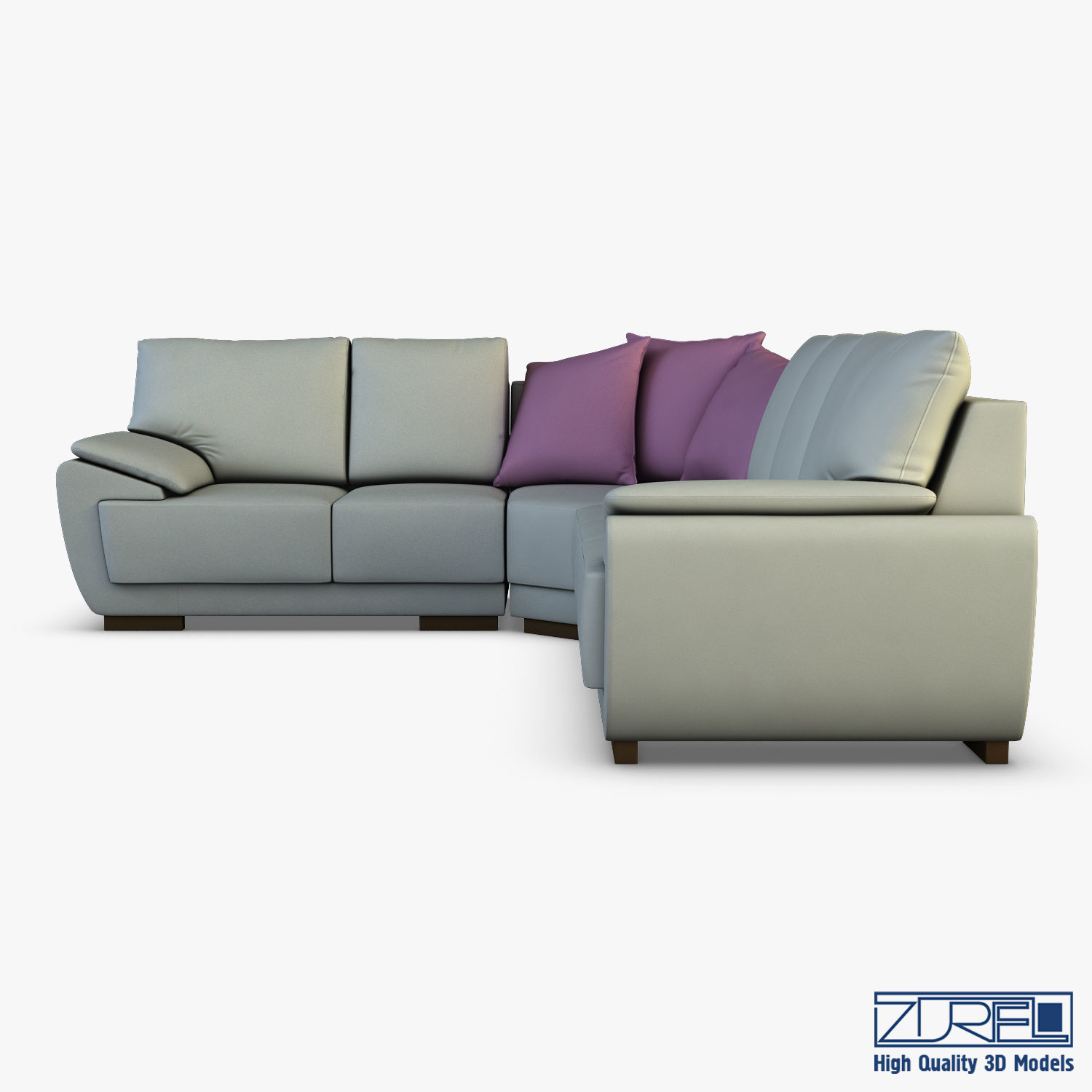 Sofia sofa 3D model_3