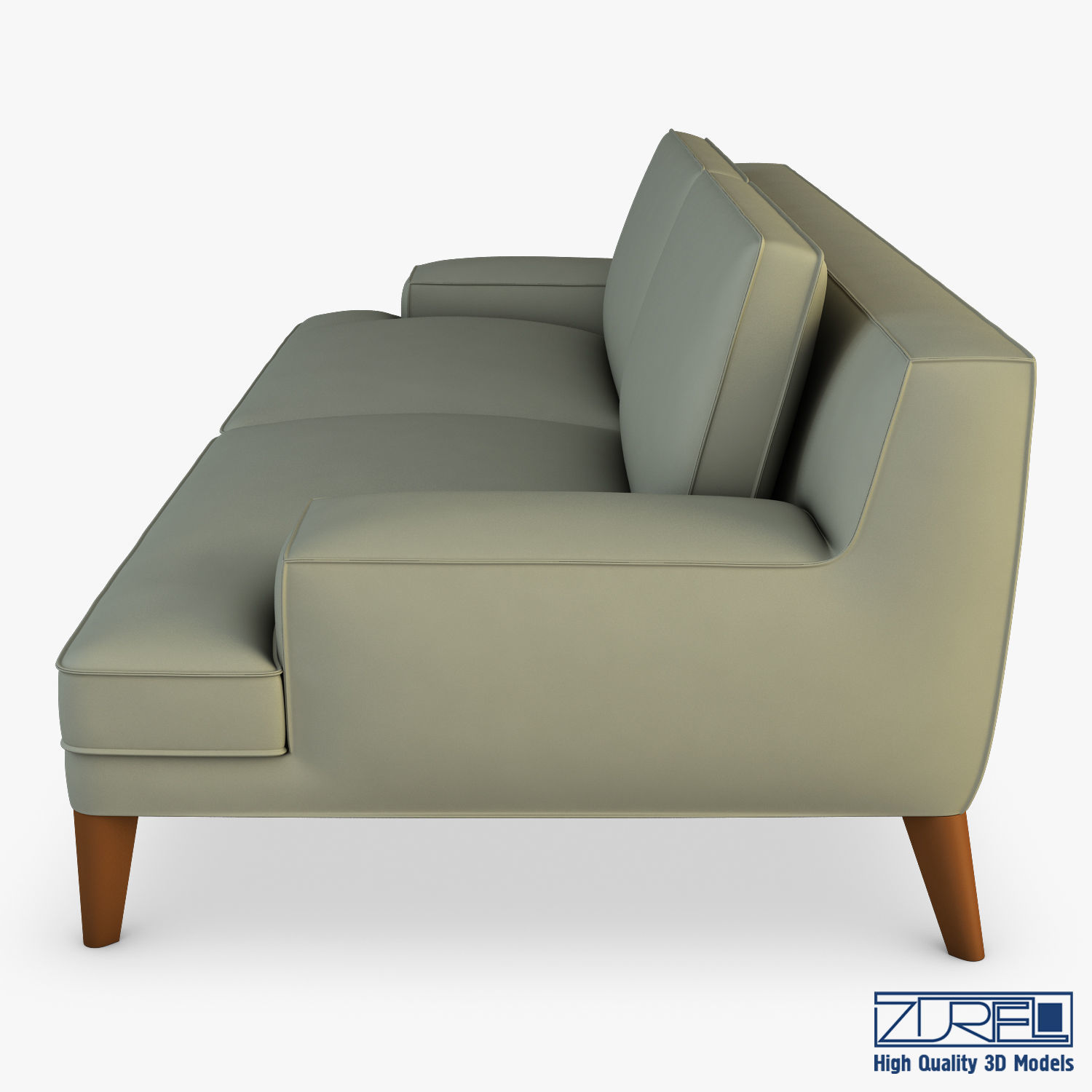Roche Bobois Playlist Large 3 Seat Sofa 3D model_3
