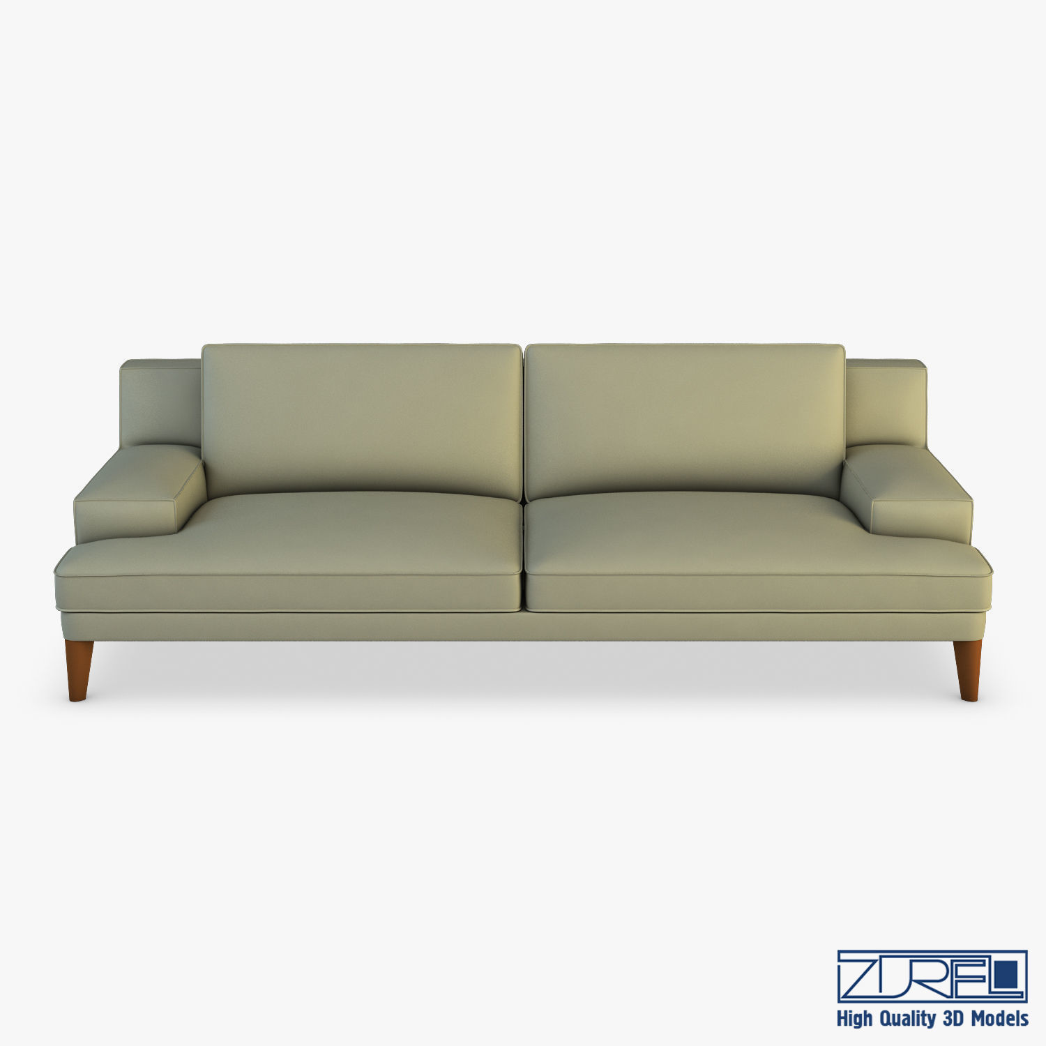 Roche Bobois Playlist Large 3 Seat Sofa 3D model_4