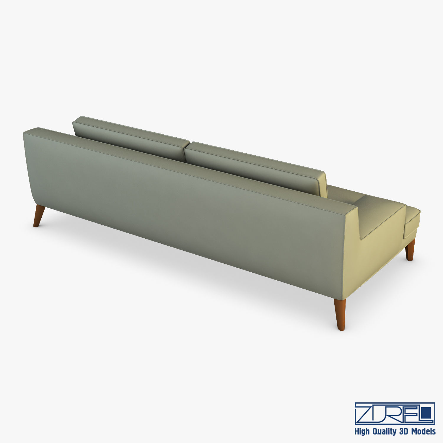 Roche Bobois Playlist Large 3 Seat Sofa 3D model_1