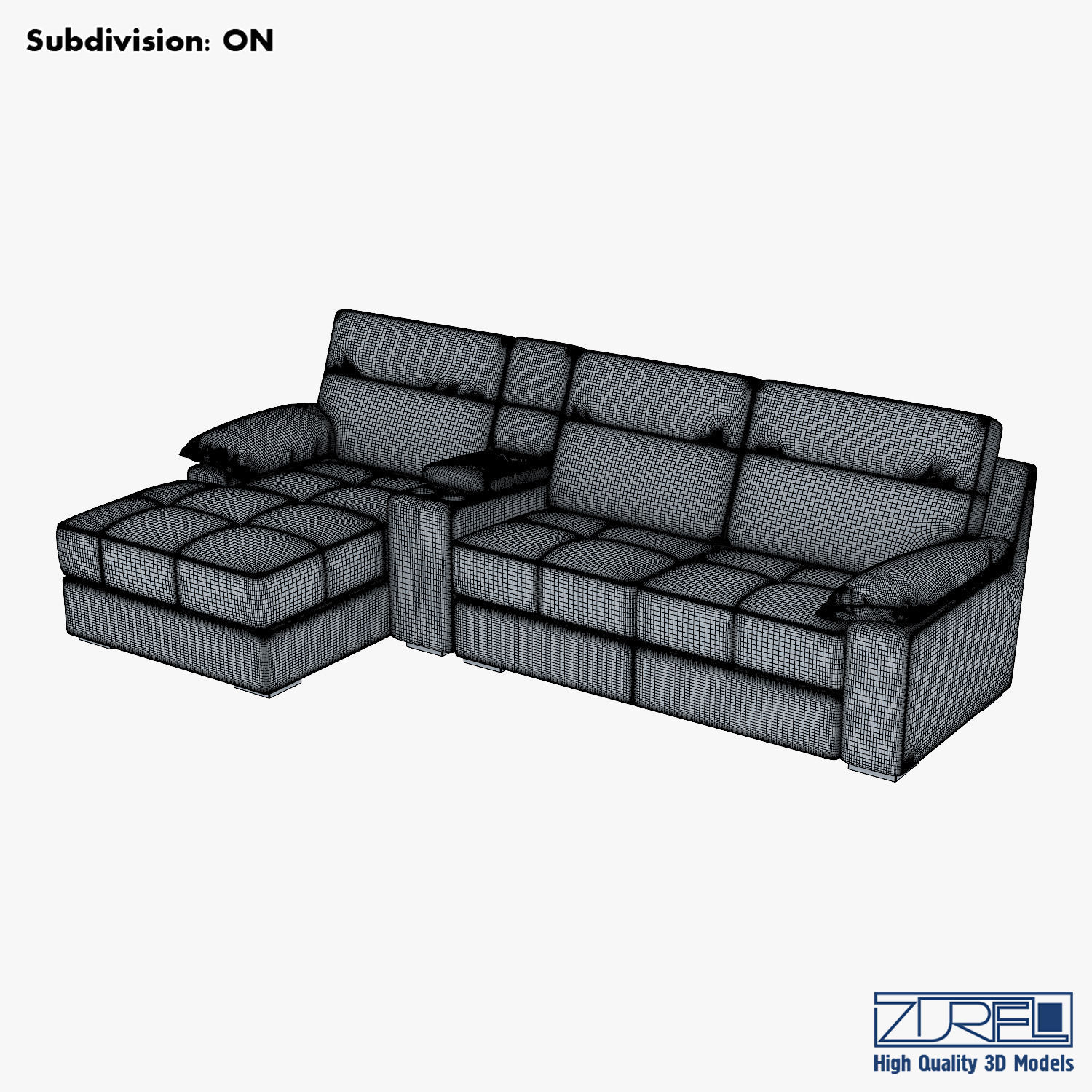 Oviso Sofa 3D model_7