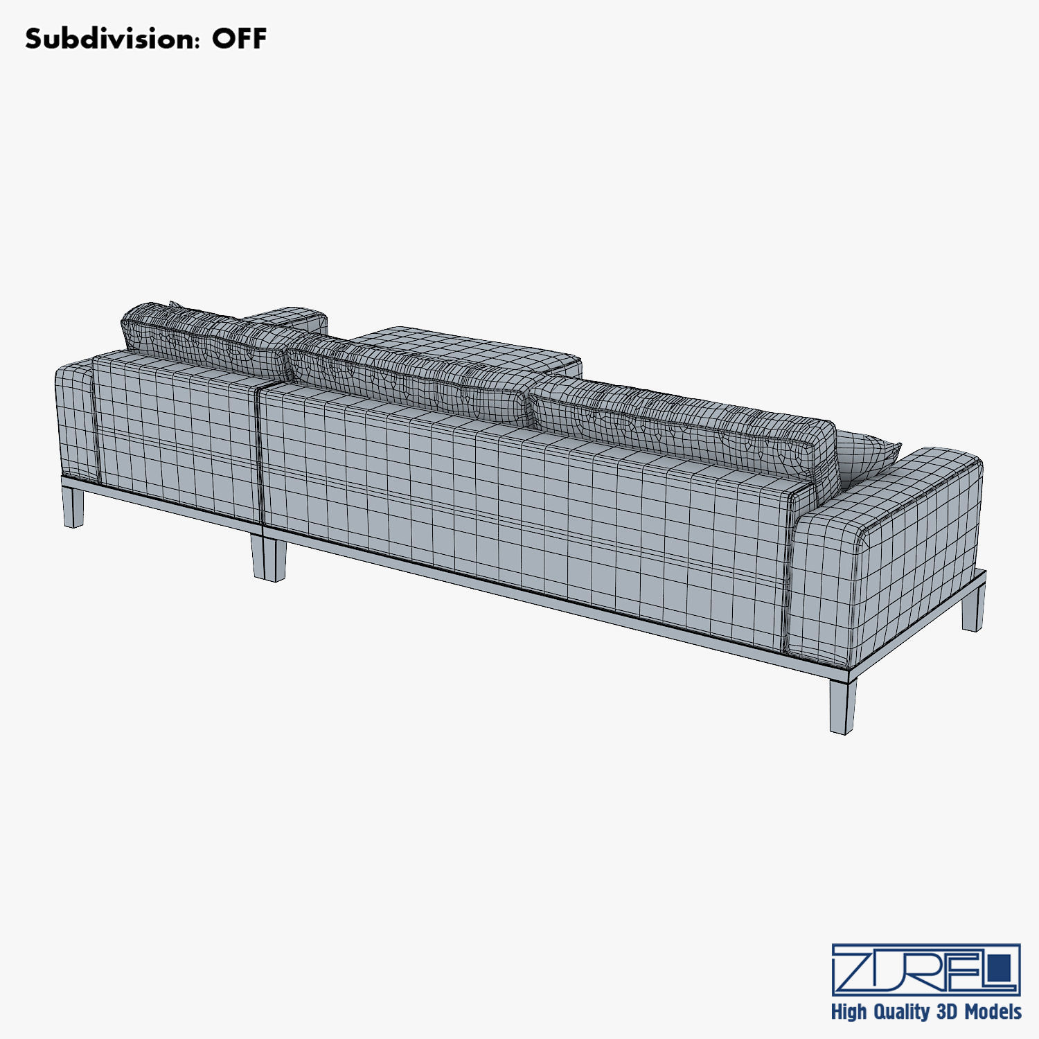 Milano sofa 3D model_10