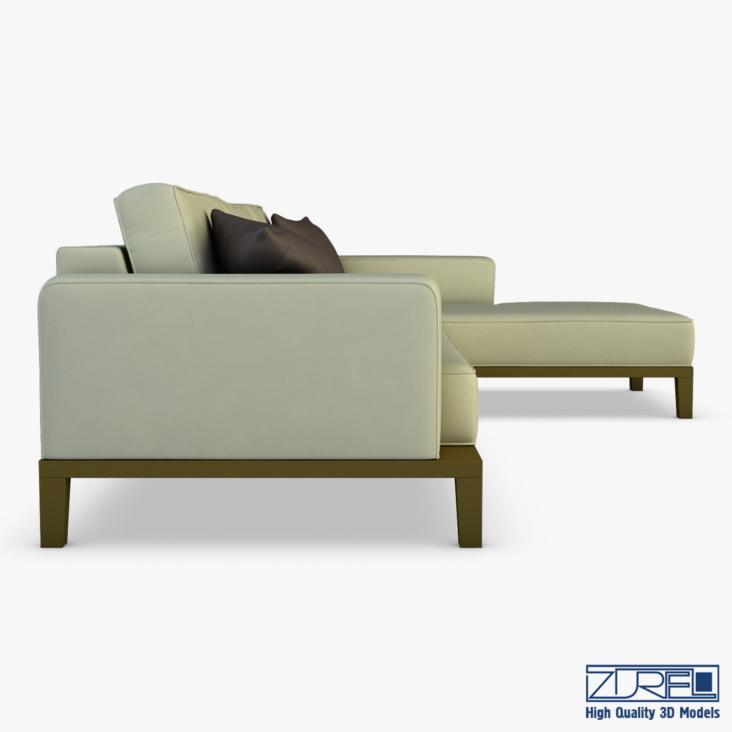 Milano sofa 3D model_2