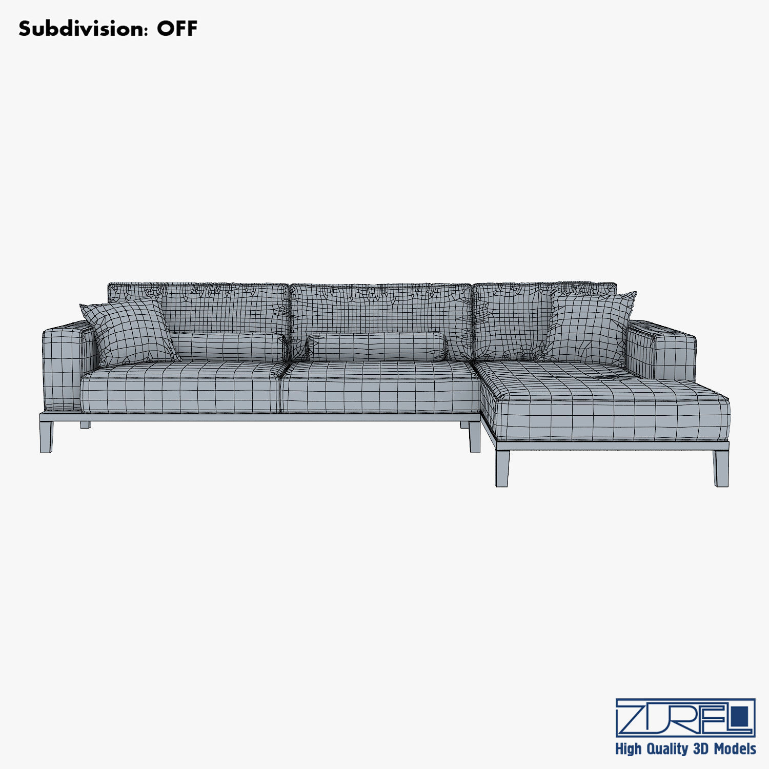 Milano sofa 3D model_16