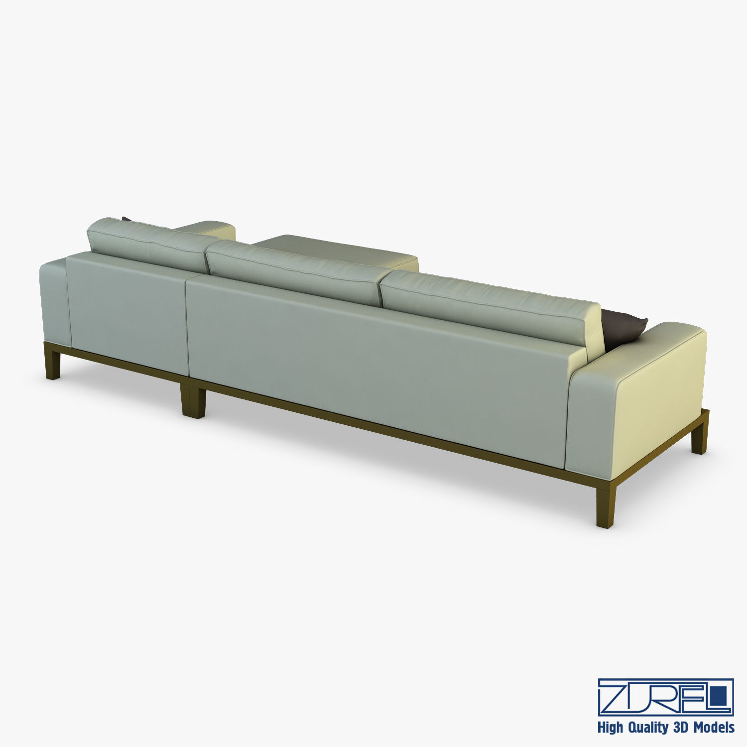 Milano sofa 3D model_1