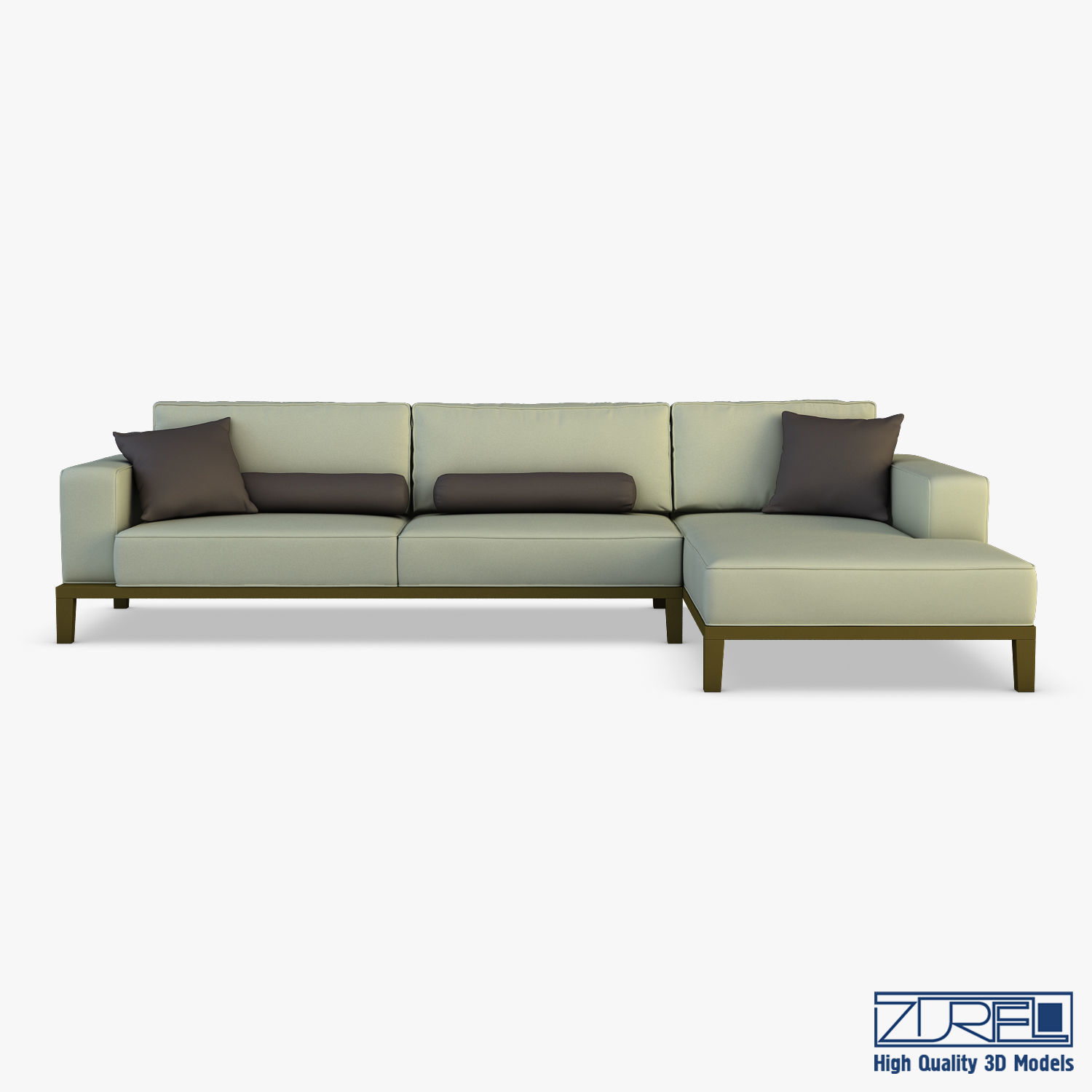 Milano sofa 3D model_4