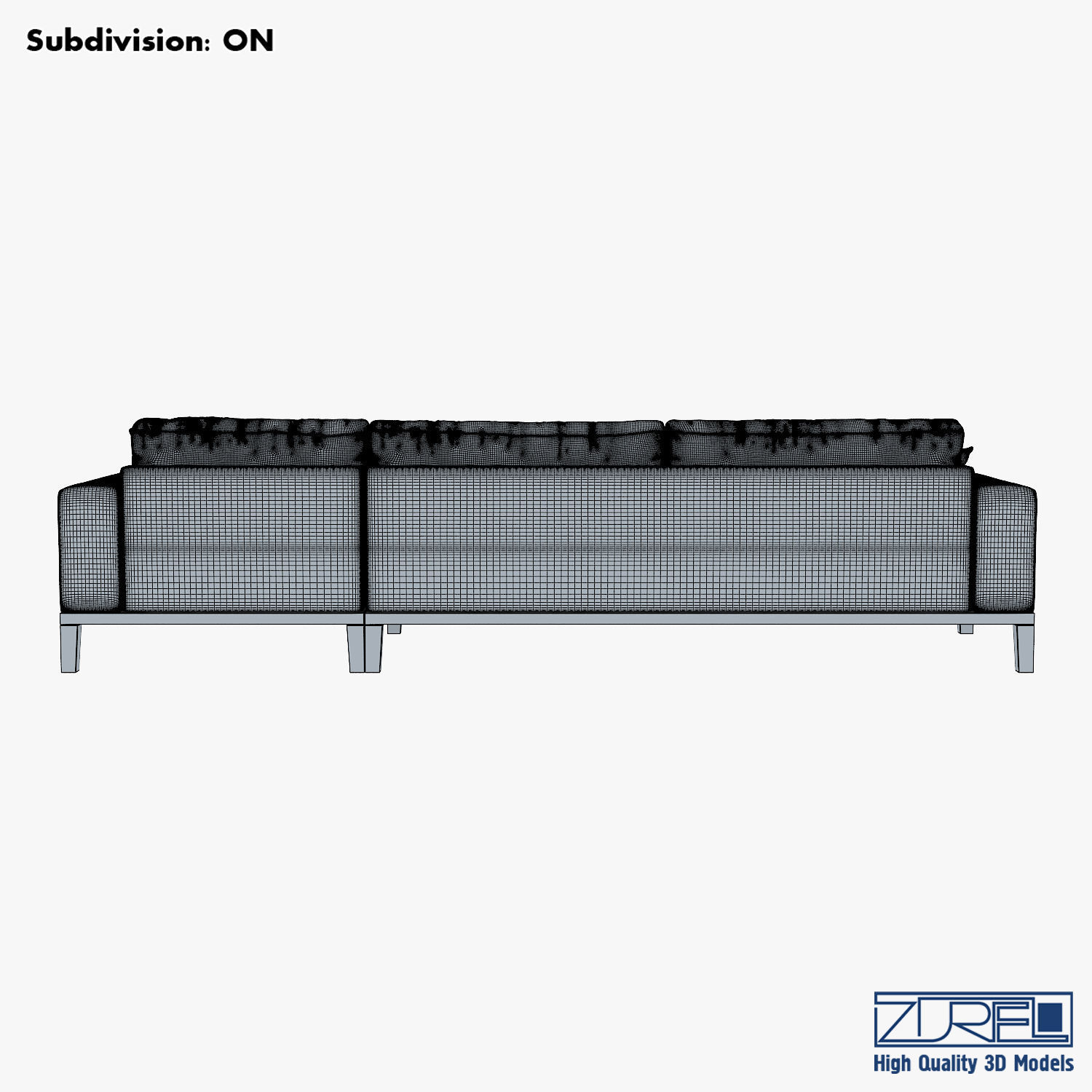 Milano sofa 3D model_17