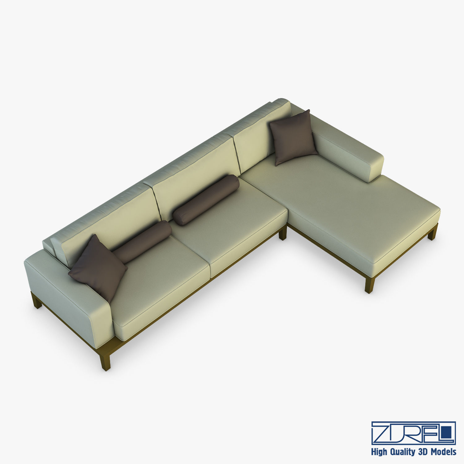 Milano sofa 3D model_6