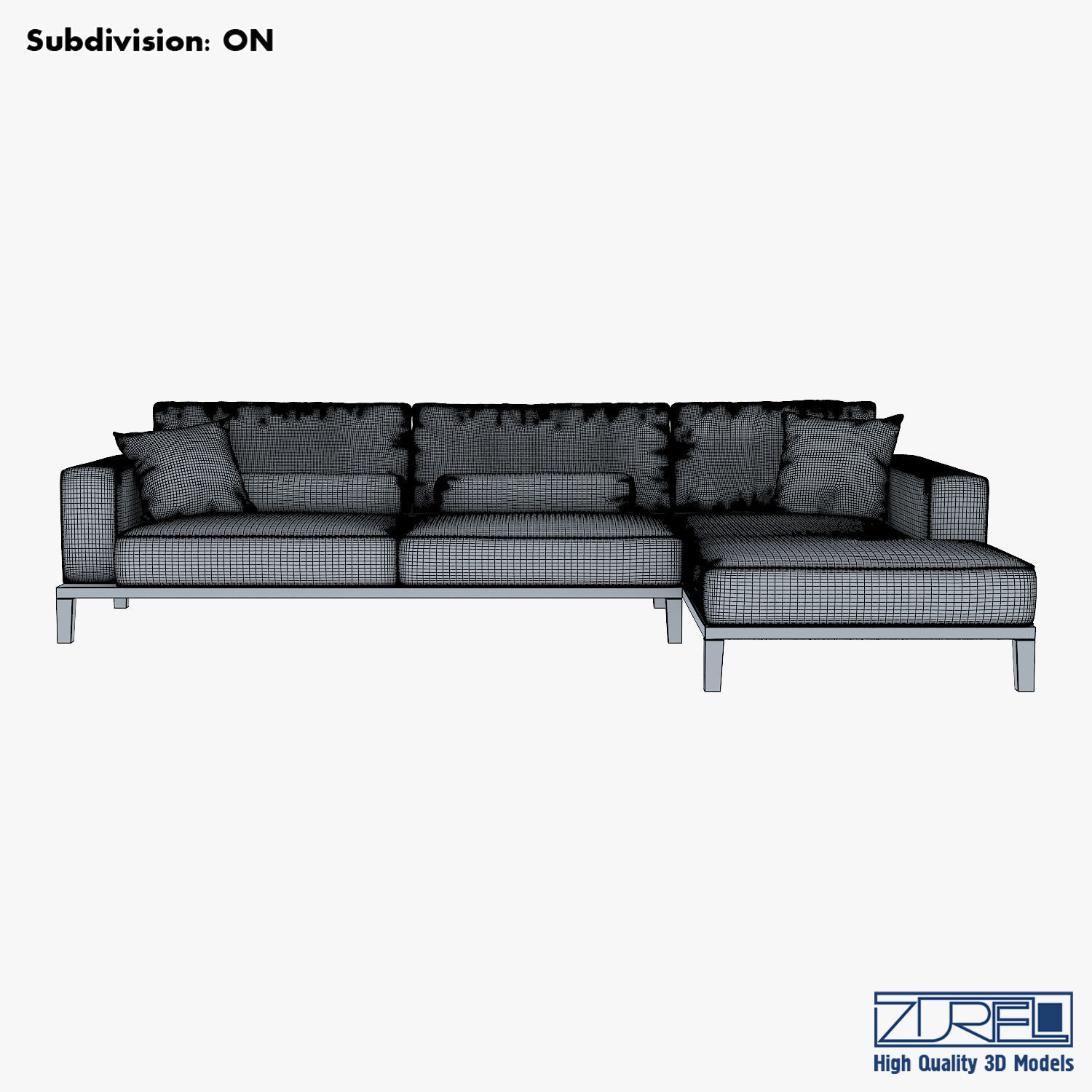 Milano sofa 3D model_15