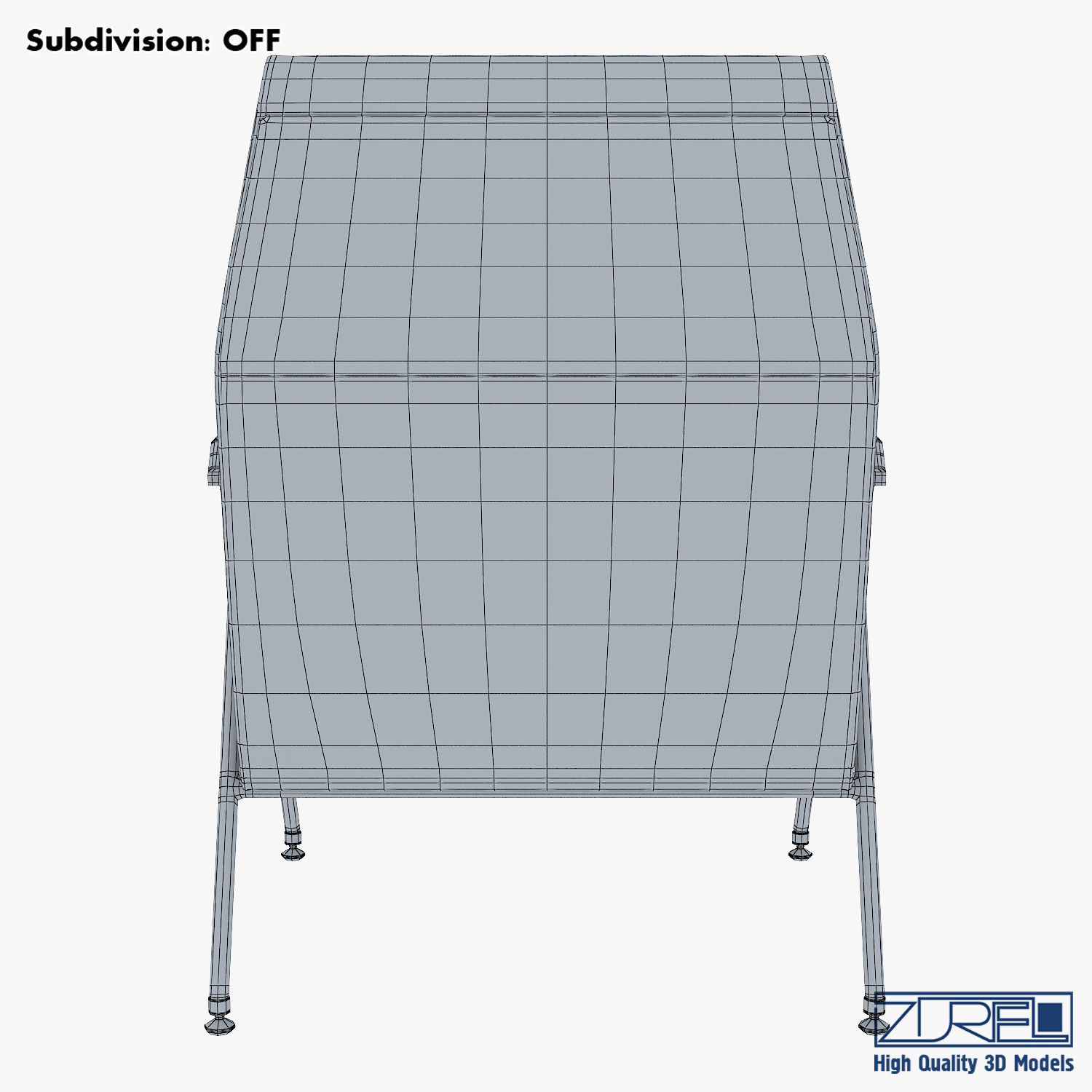 Midnight ikat chair 3D model_18