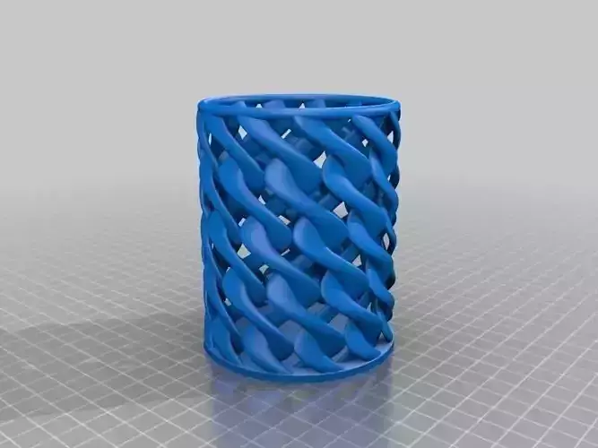 Spiral Toothbrush Cup Free 3D print model