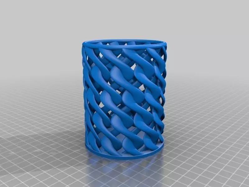 Spiral Toothbrush Cup Free 3D print model