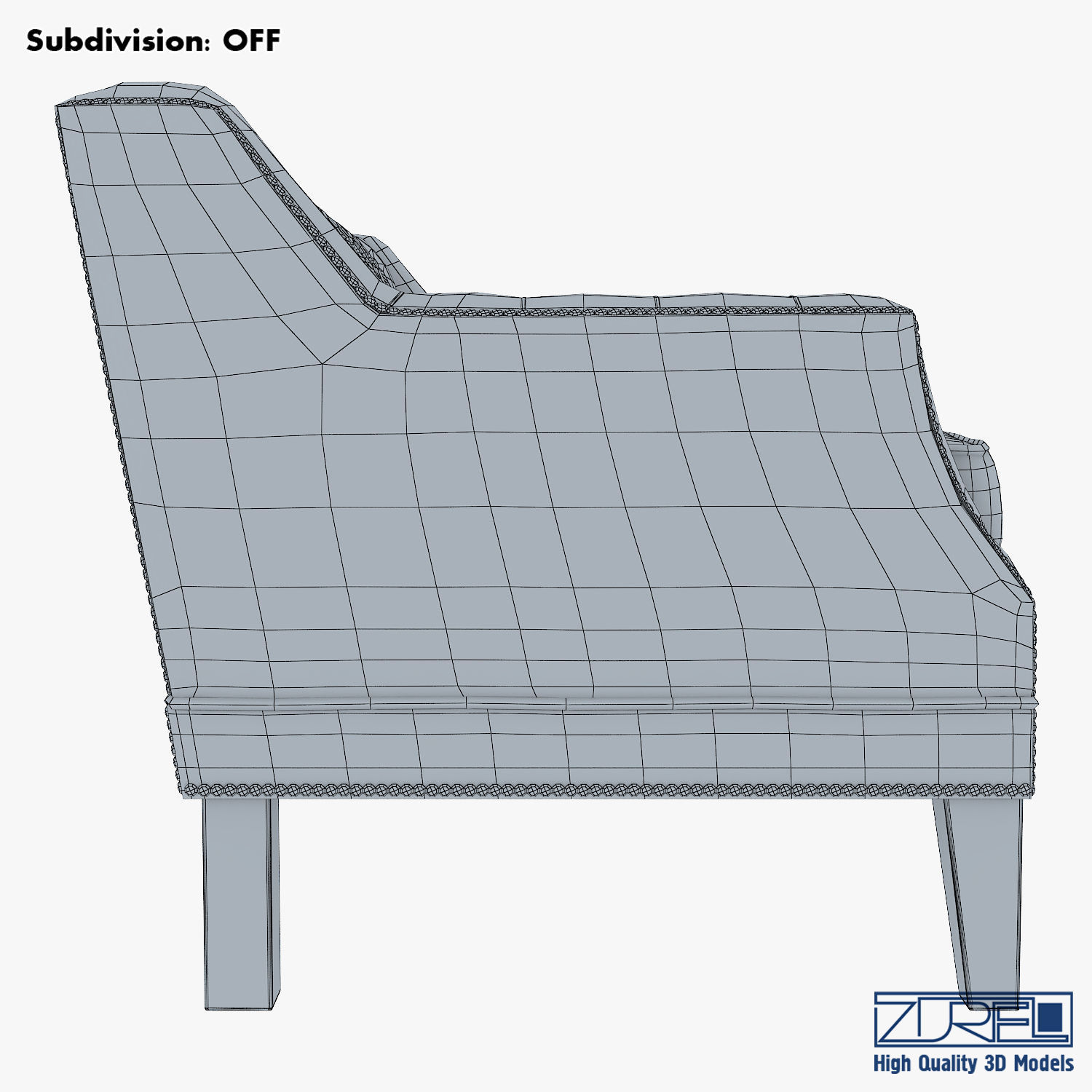 McCartney Hollywood Sofa 3D model_12