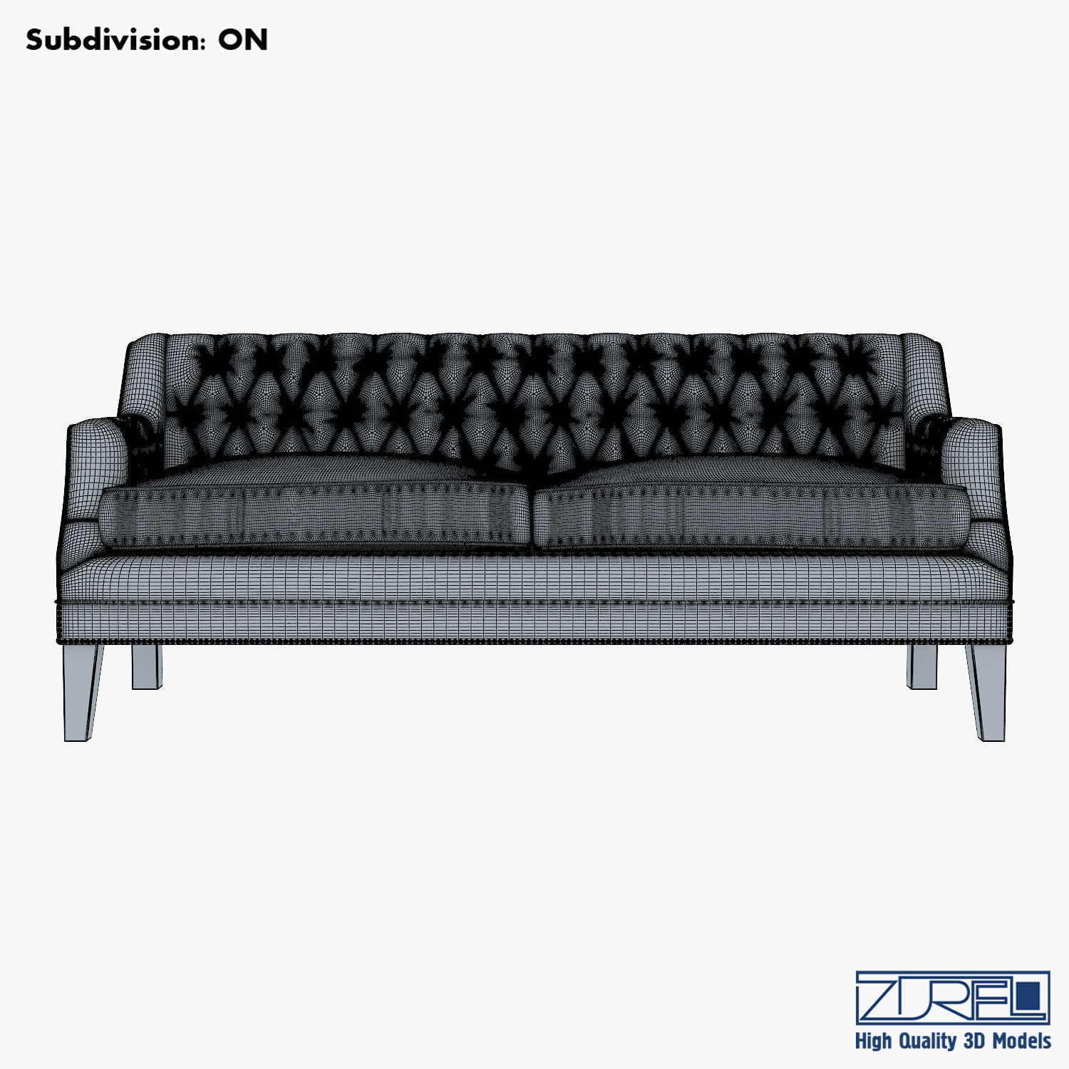 McCartney Hollywood Sofa 3D model_15