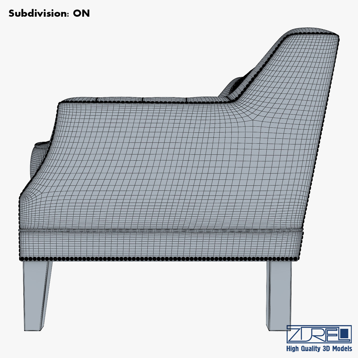 McCartney Hollywood Sofa 3D model_13