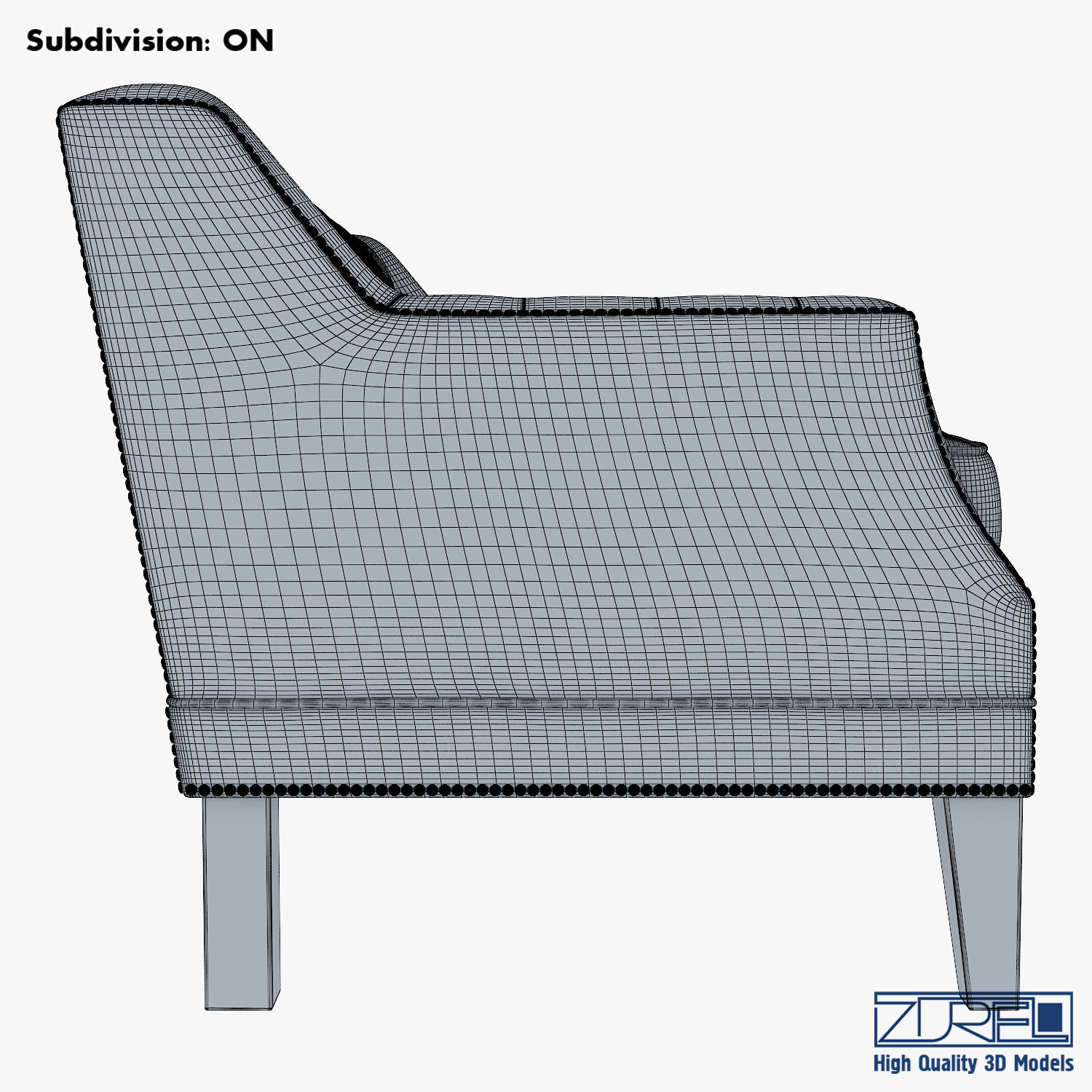 McCartney Hollywood Sofa 3D model_11