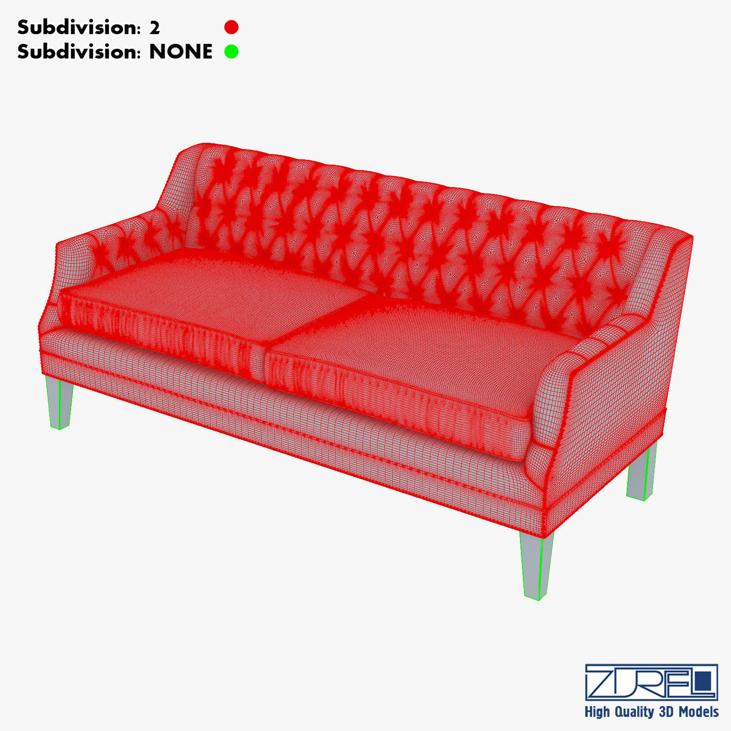 McCartney Hollywood Sofa 3D model_21