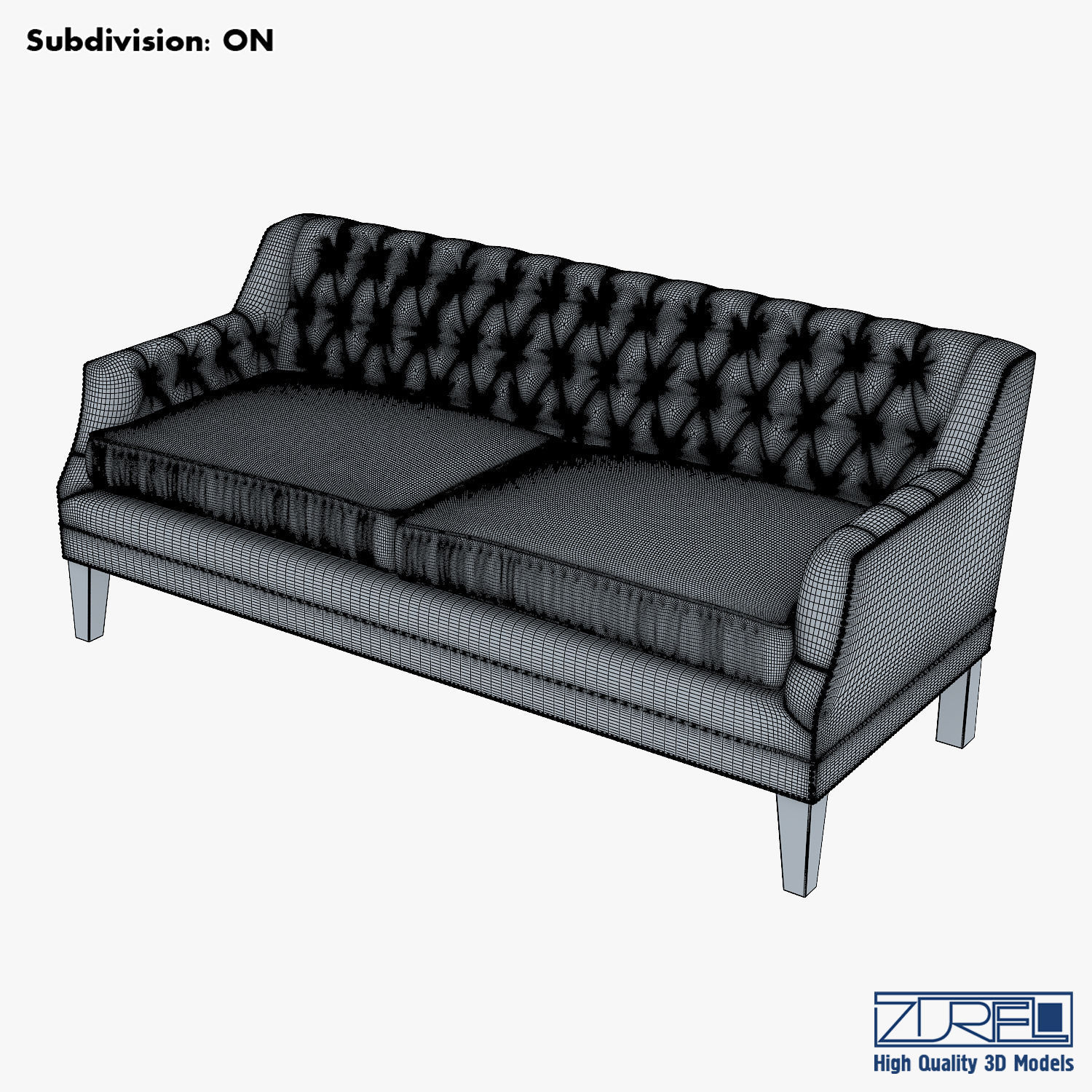 McCartney Hollywood Sofa 3D model_7