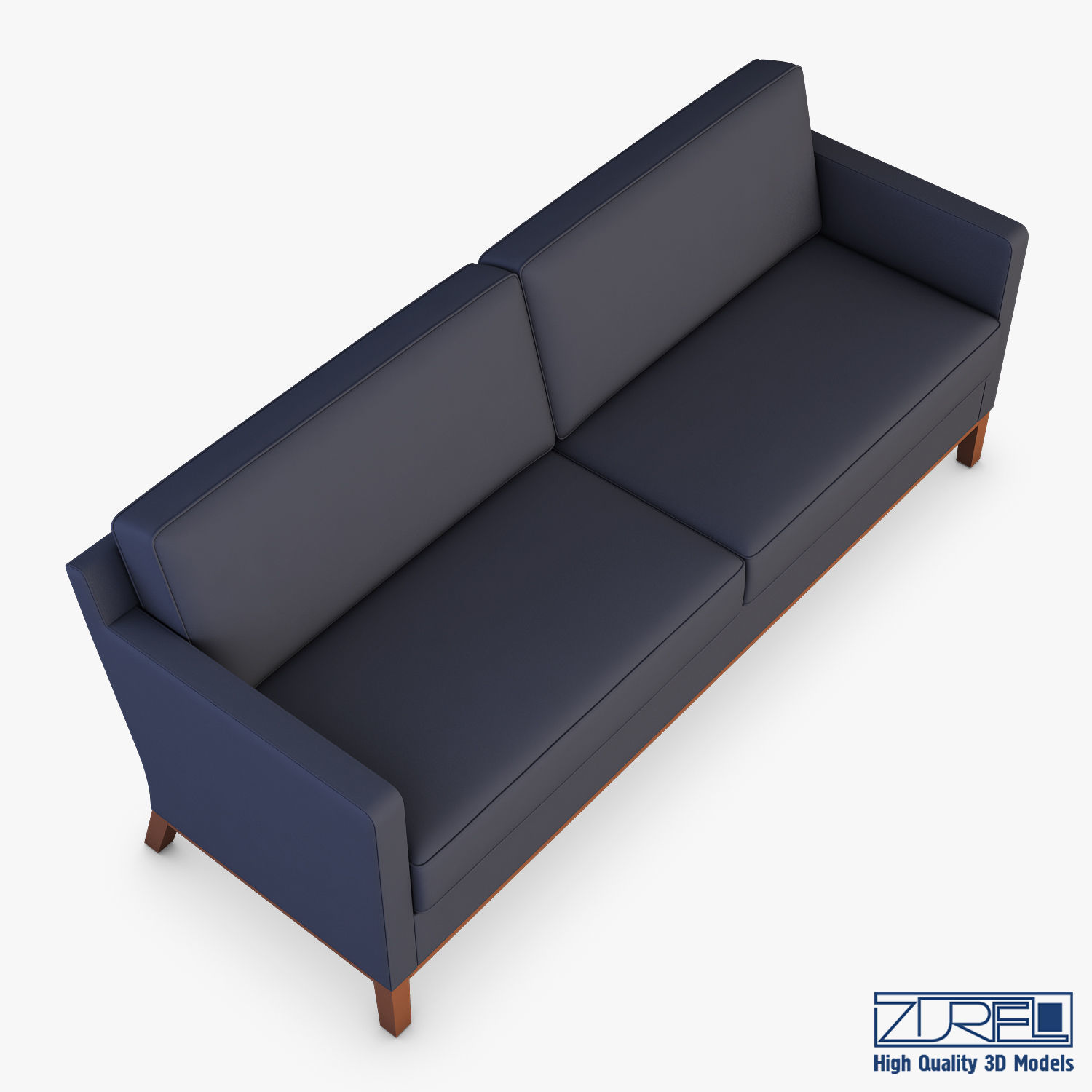 KM-Classic Low Sofa 3D model_6