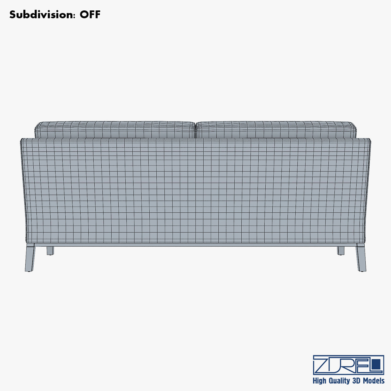 KM-Classic Low Sofa 3D model_18