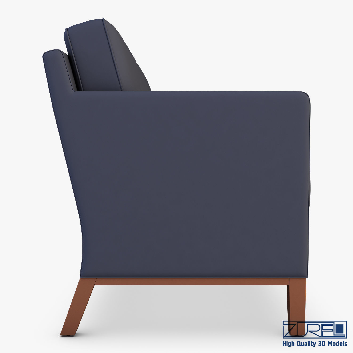 KM-Classic Low Sofa 3D model_2