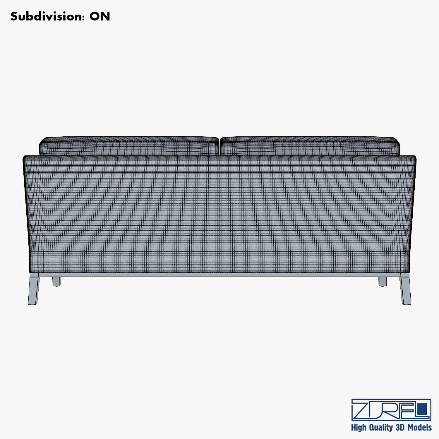 KM-Classic Low Sofa 3D model_17