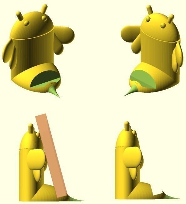 Android Honeycomb device rest Free 3D print model_3