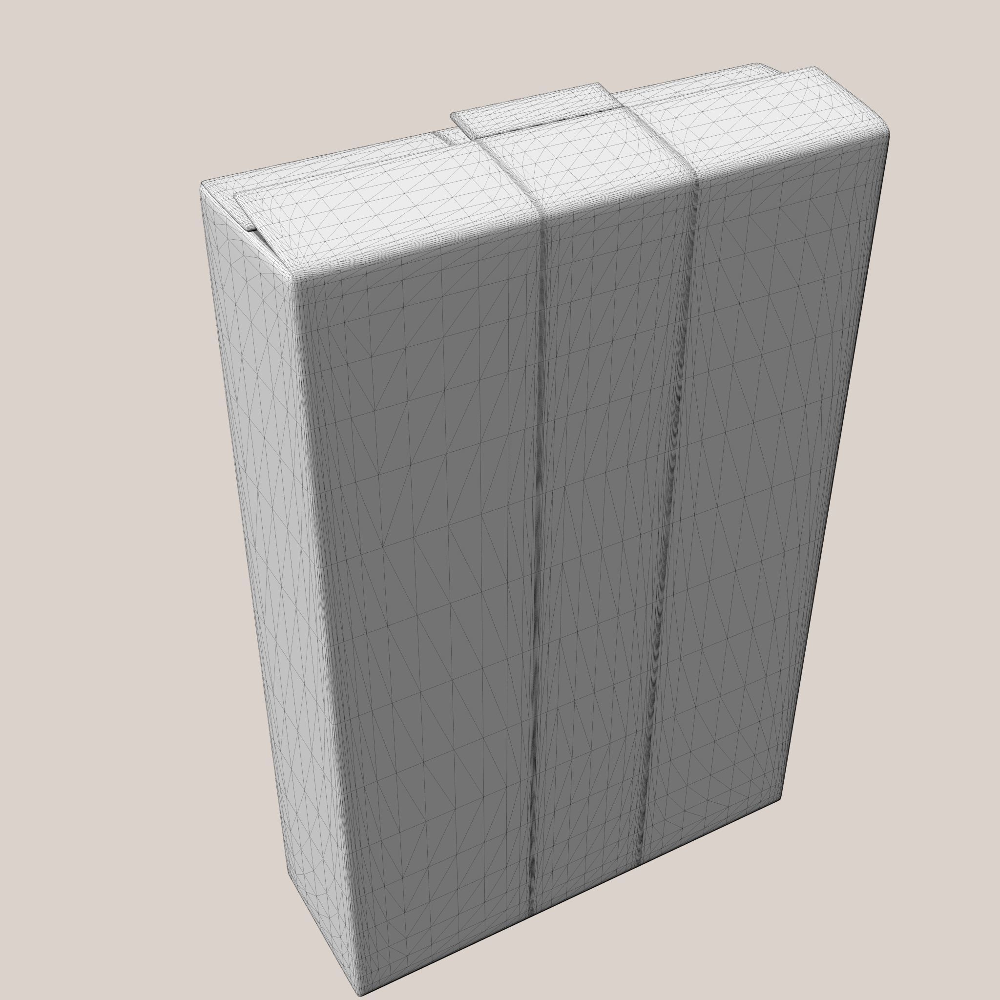 Cardboard Box 3D model_5