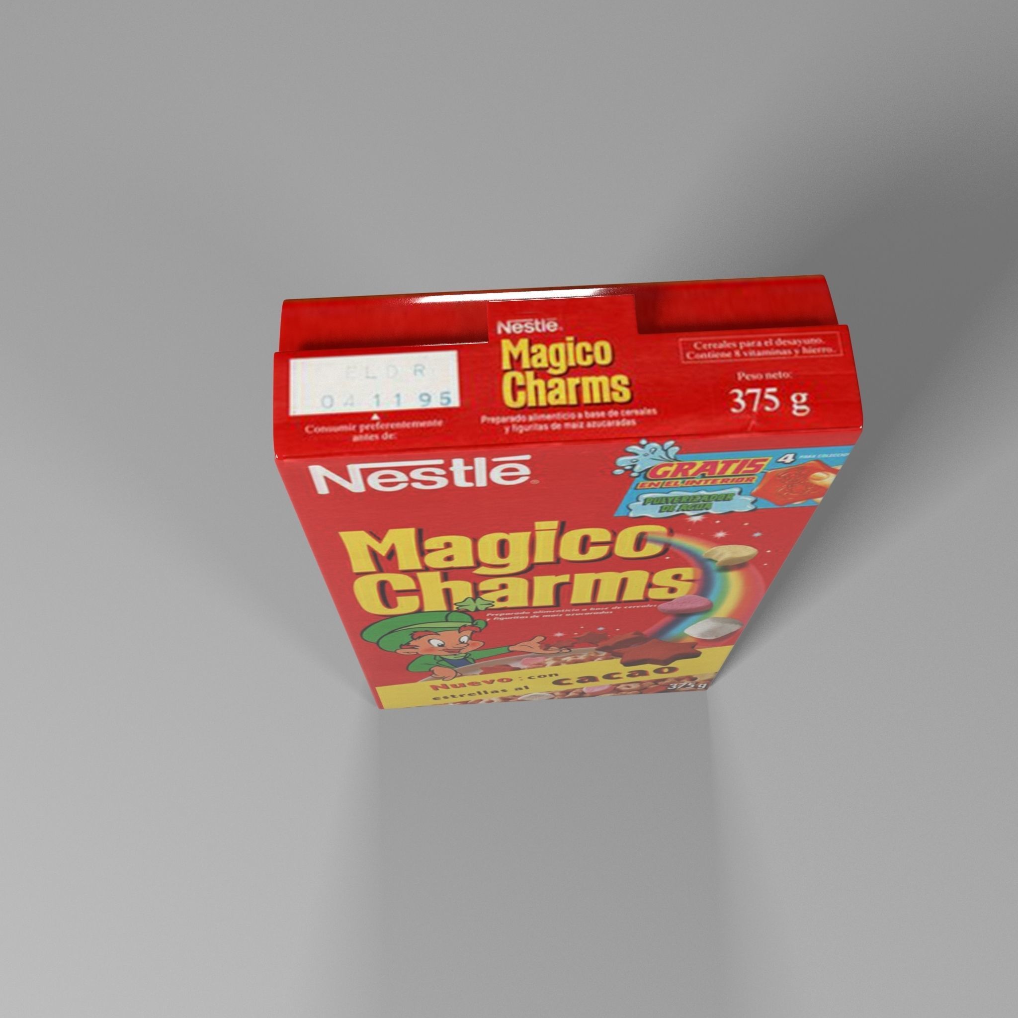 Cardboard Box 3D model_3