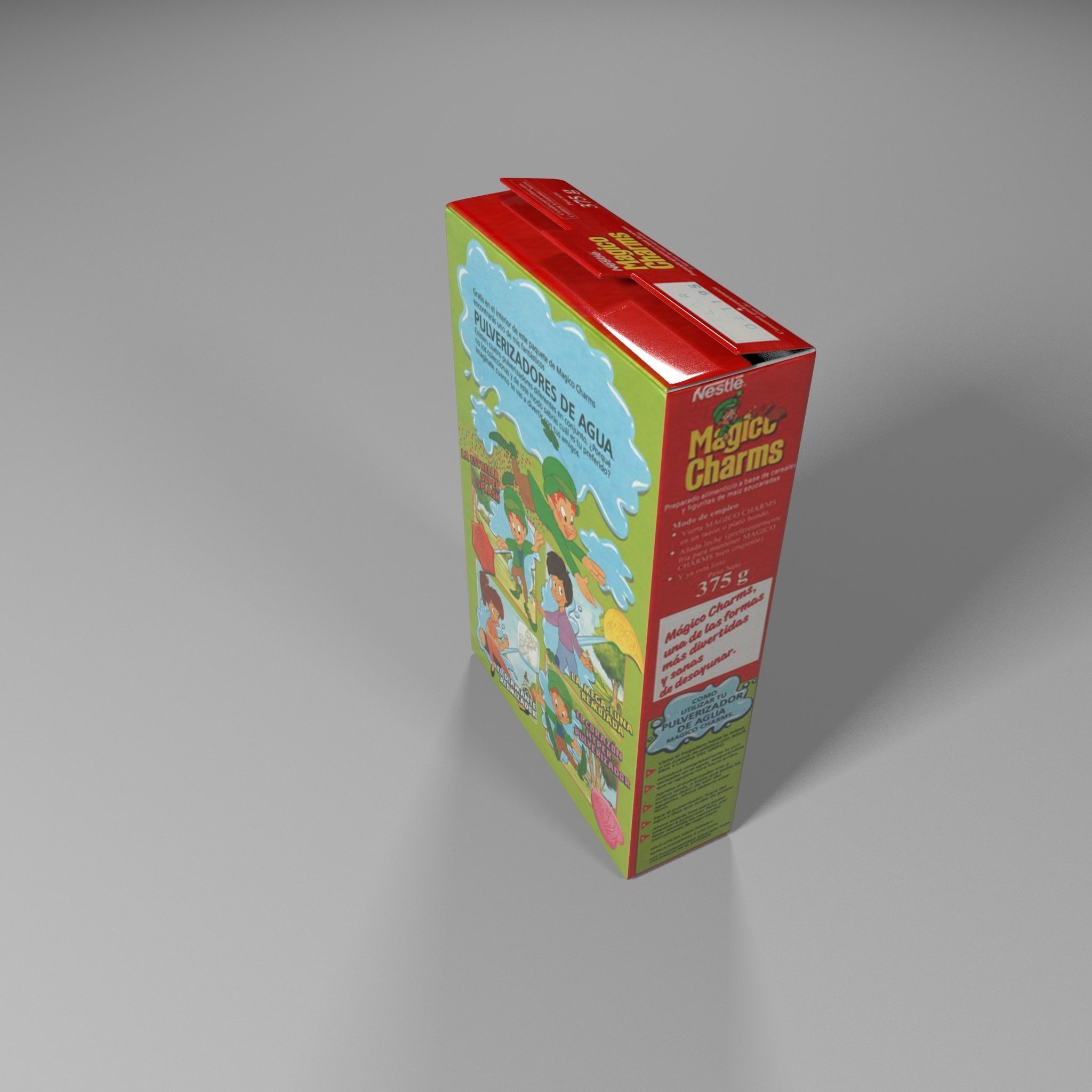 Cardboard Box 3D model_4