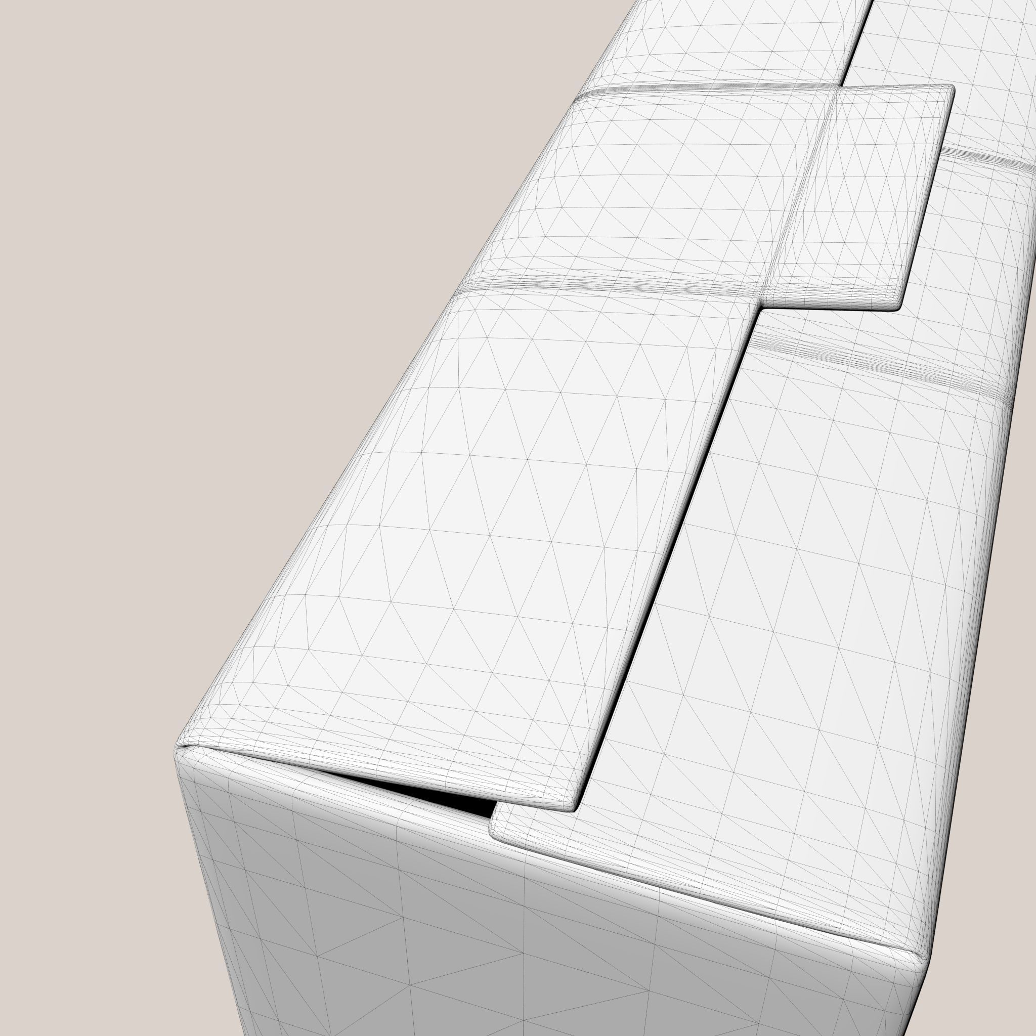 Cardboard Box 3D model_7