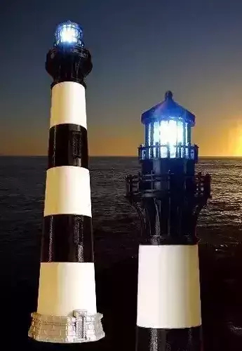 Bodie Island Lighthouse 3D print model