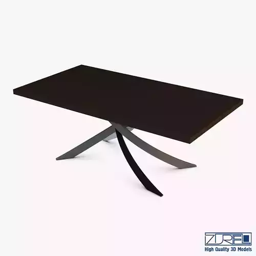 Bontempi Artistico Fixed Dining Table 3D model