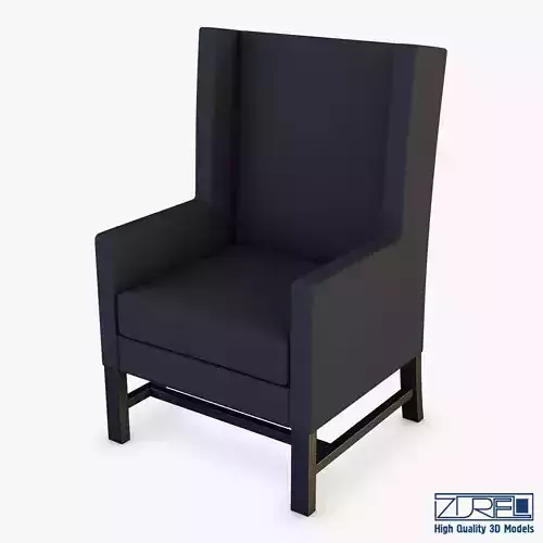 Black armchair