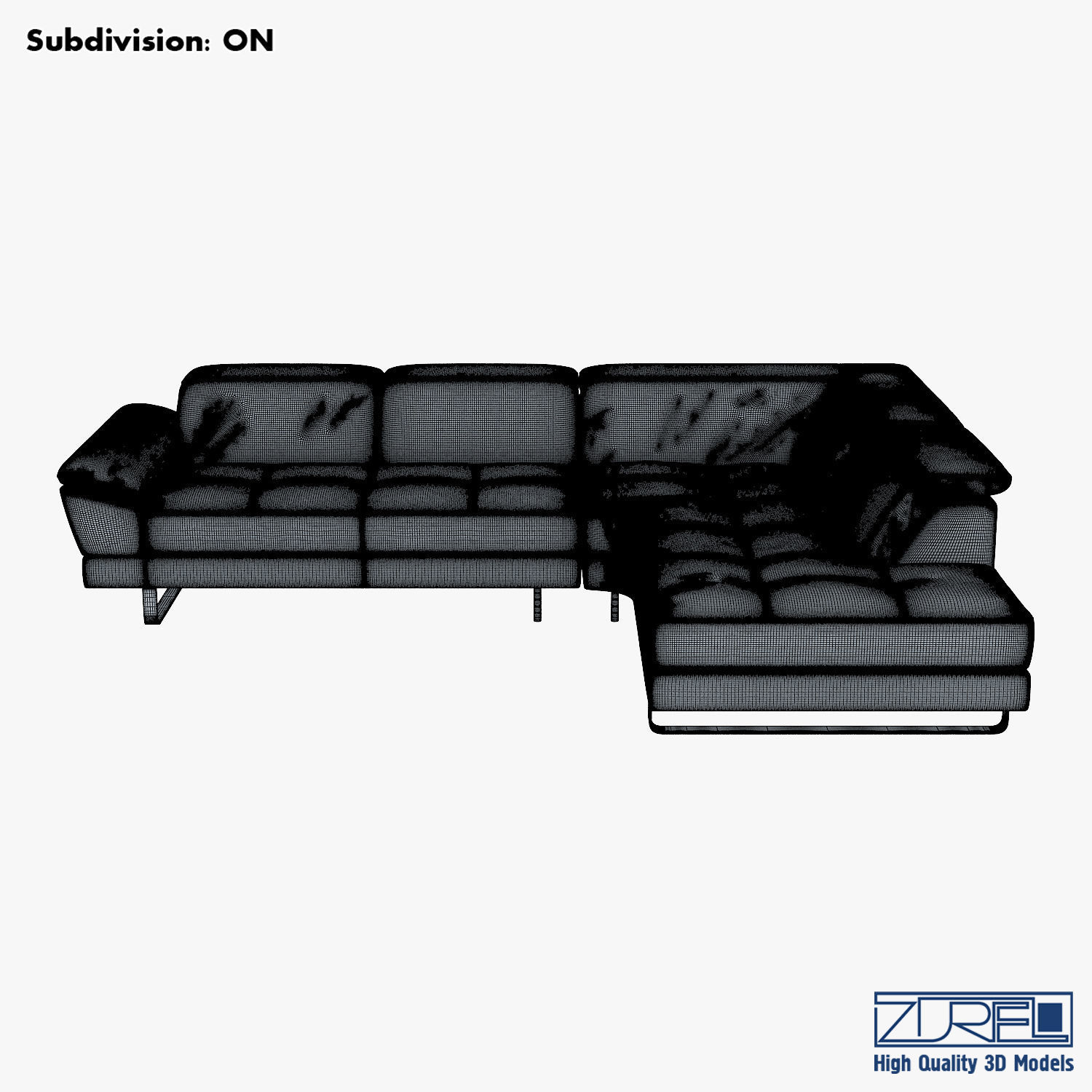 B796 sofa 3D model_15
