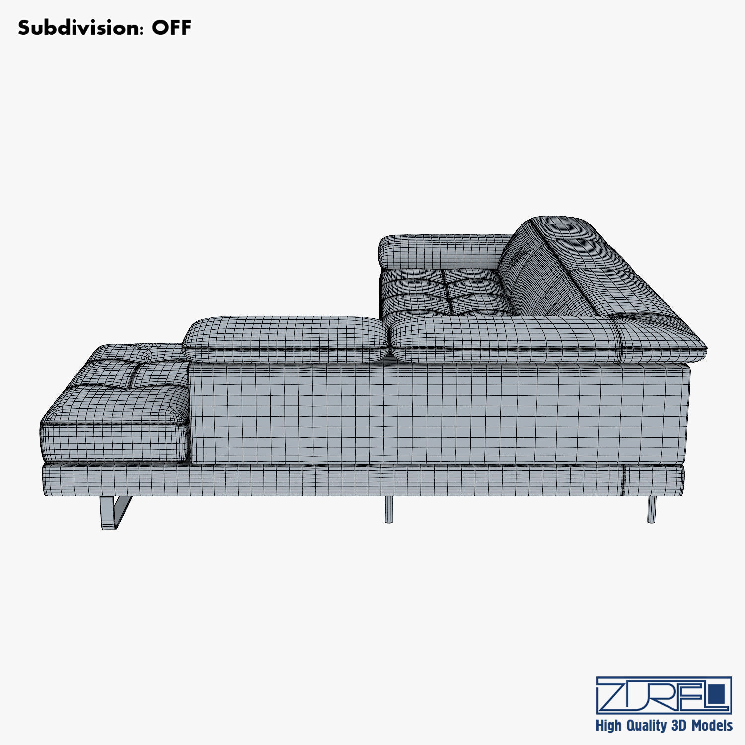 B796 sofa 3D model_14