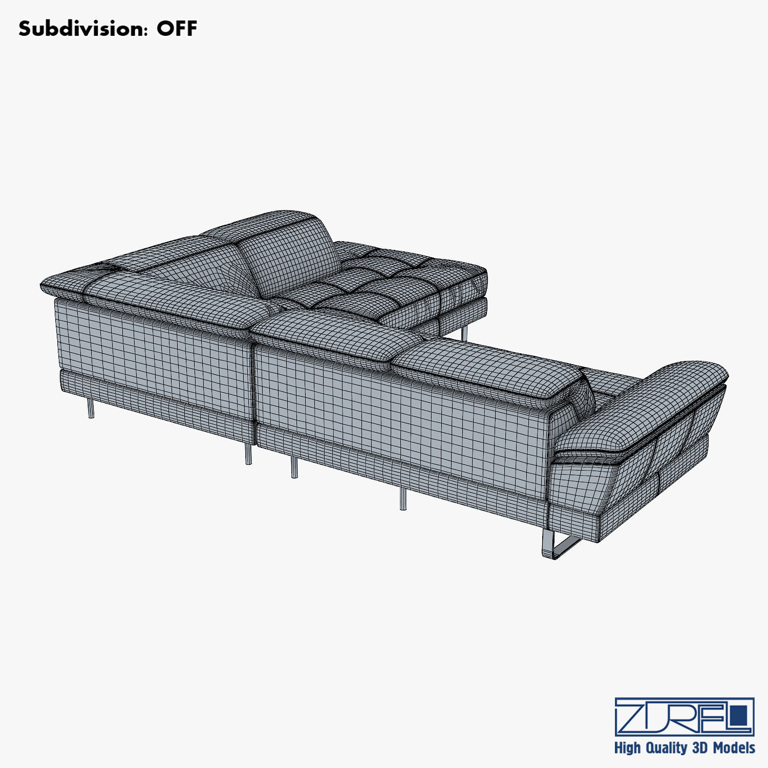 B796 sofa 3D model_10