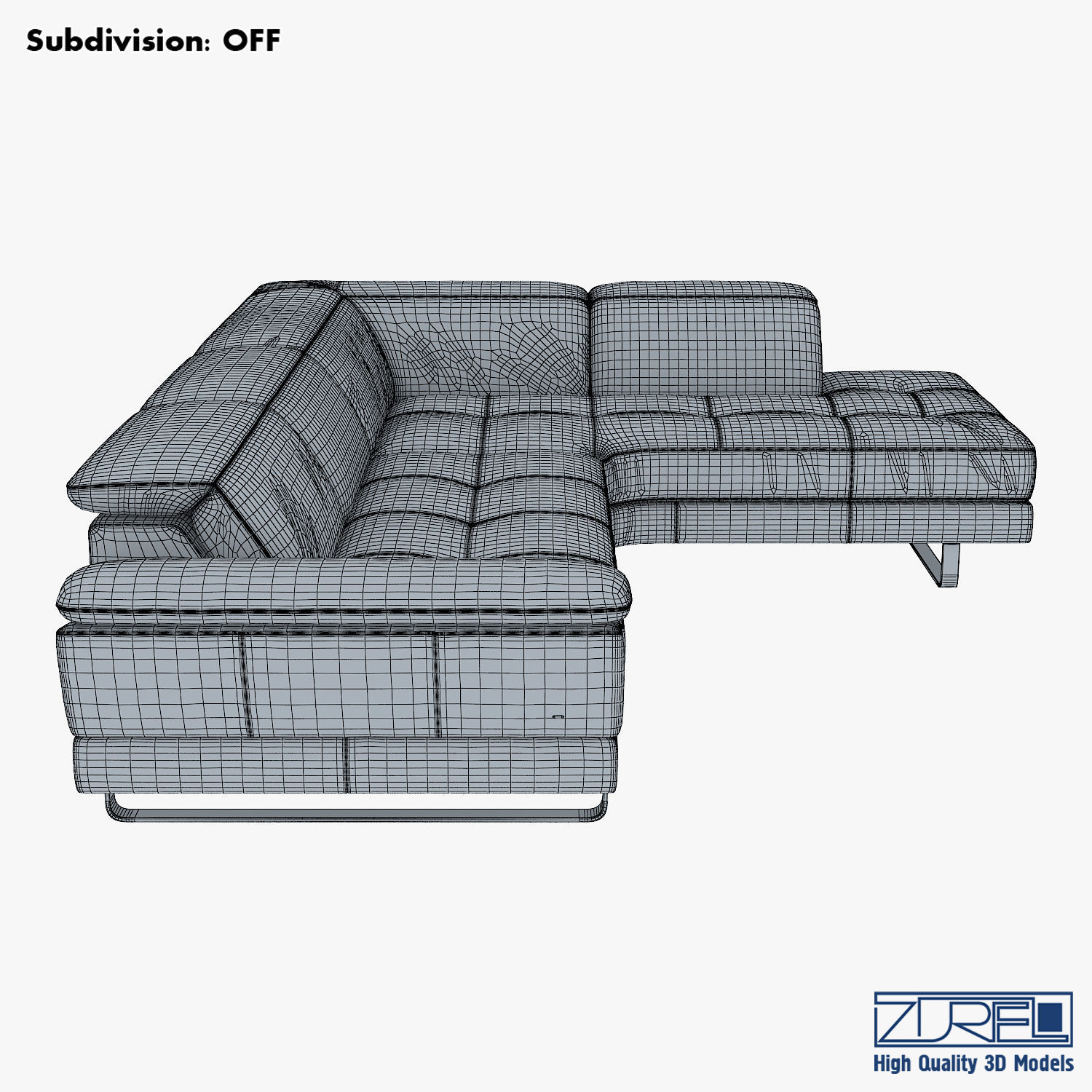 B796 sofa 3D model_12